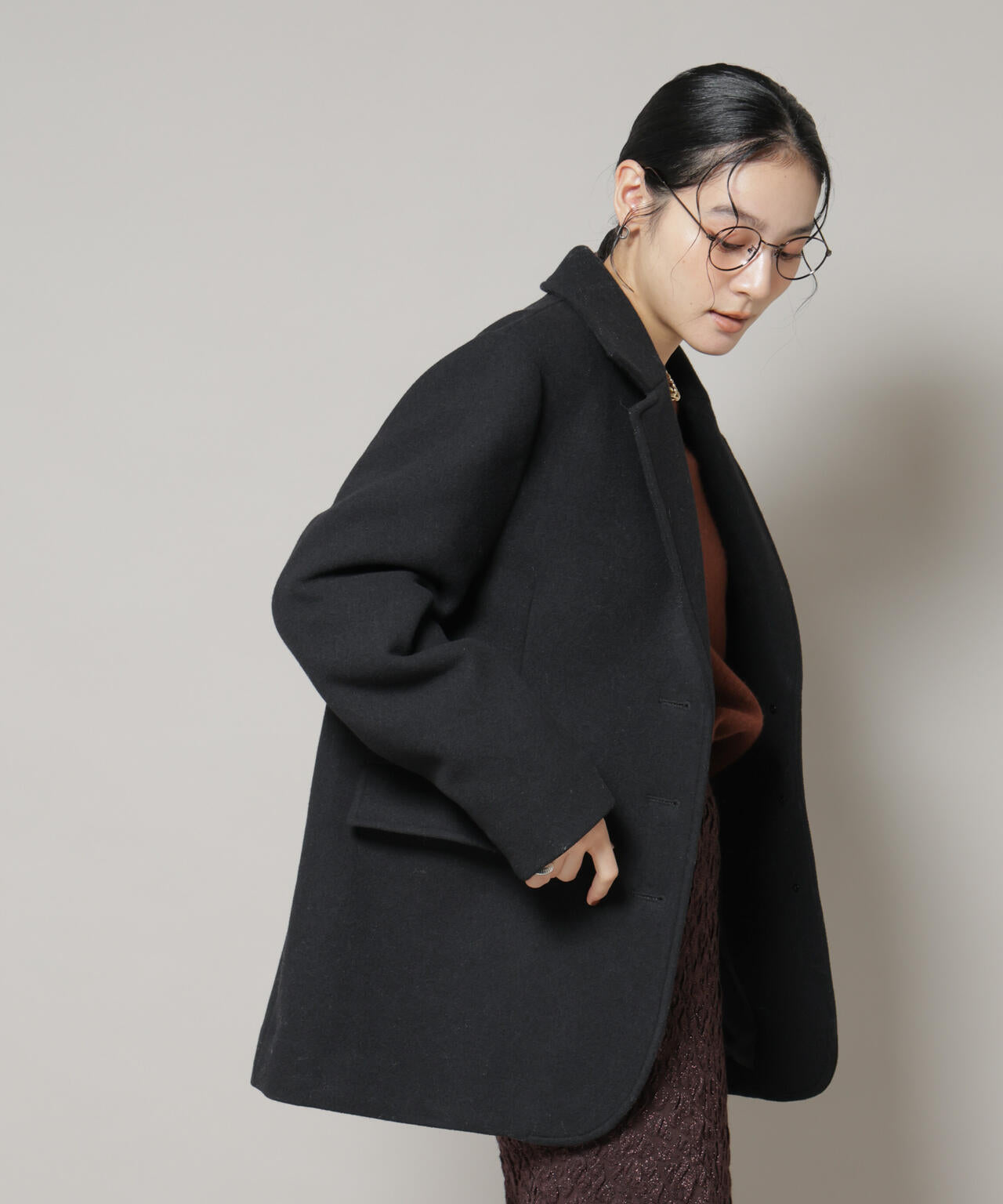 ワイド ショルダー ジャケット