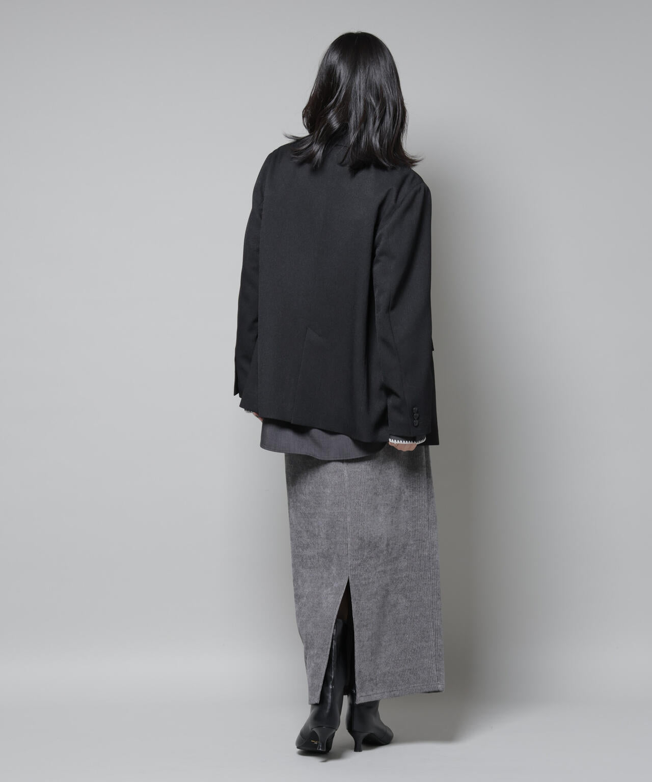 ストレッチサージダブルジャケット(セットアップ可) 6695216314