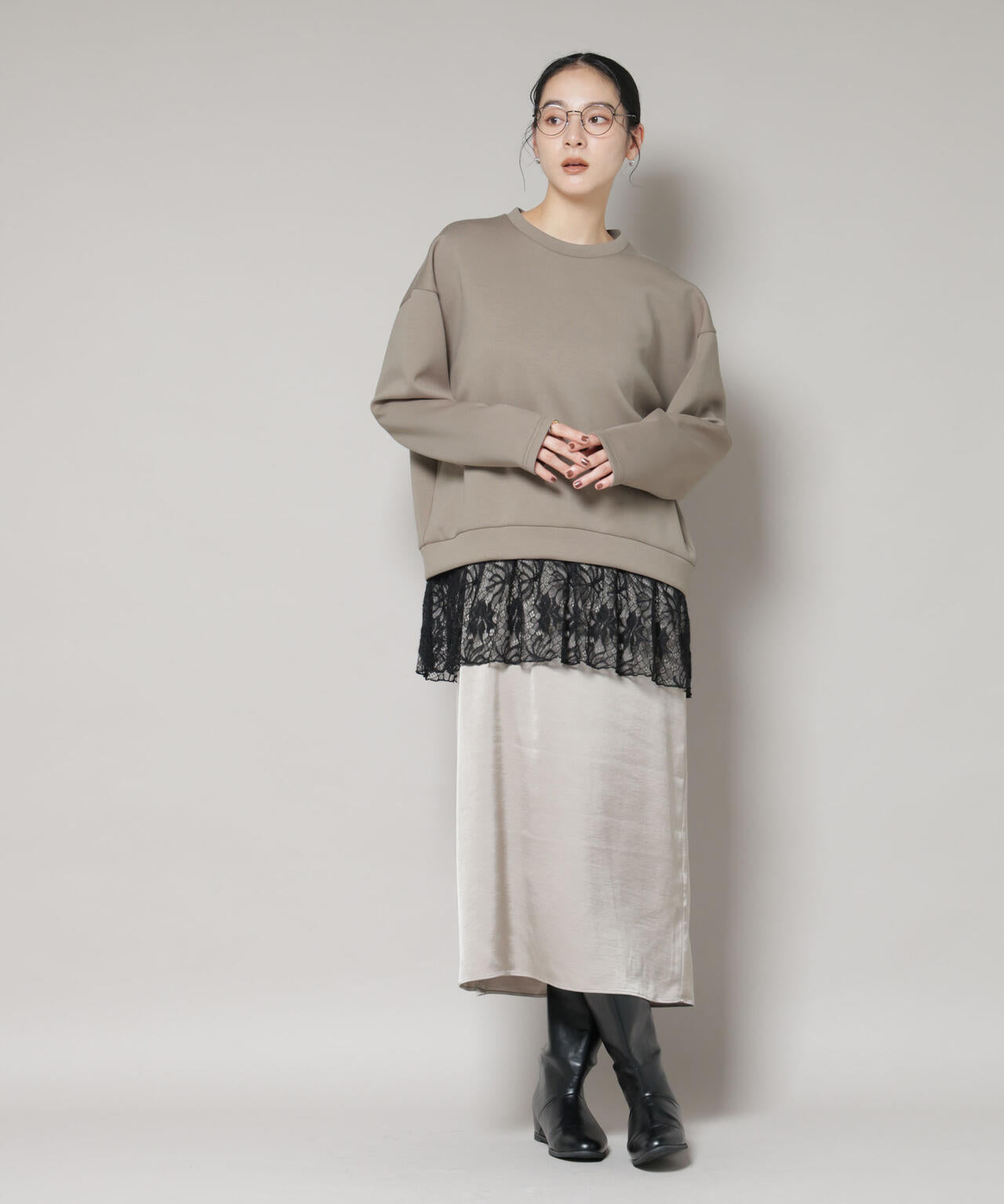 ♡美品フェイズエイトレースワンピース♡ レース レイヤード セット ワンピース