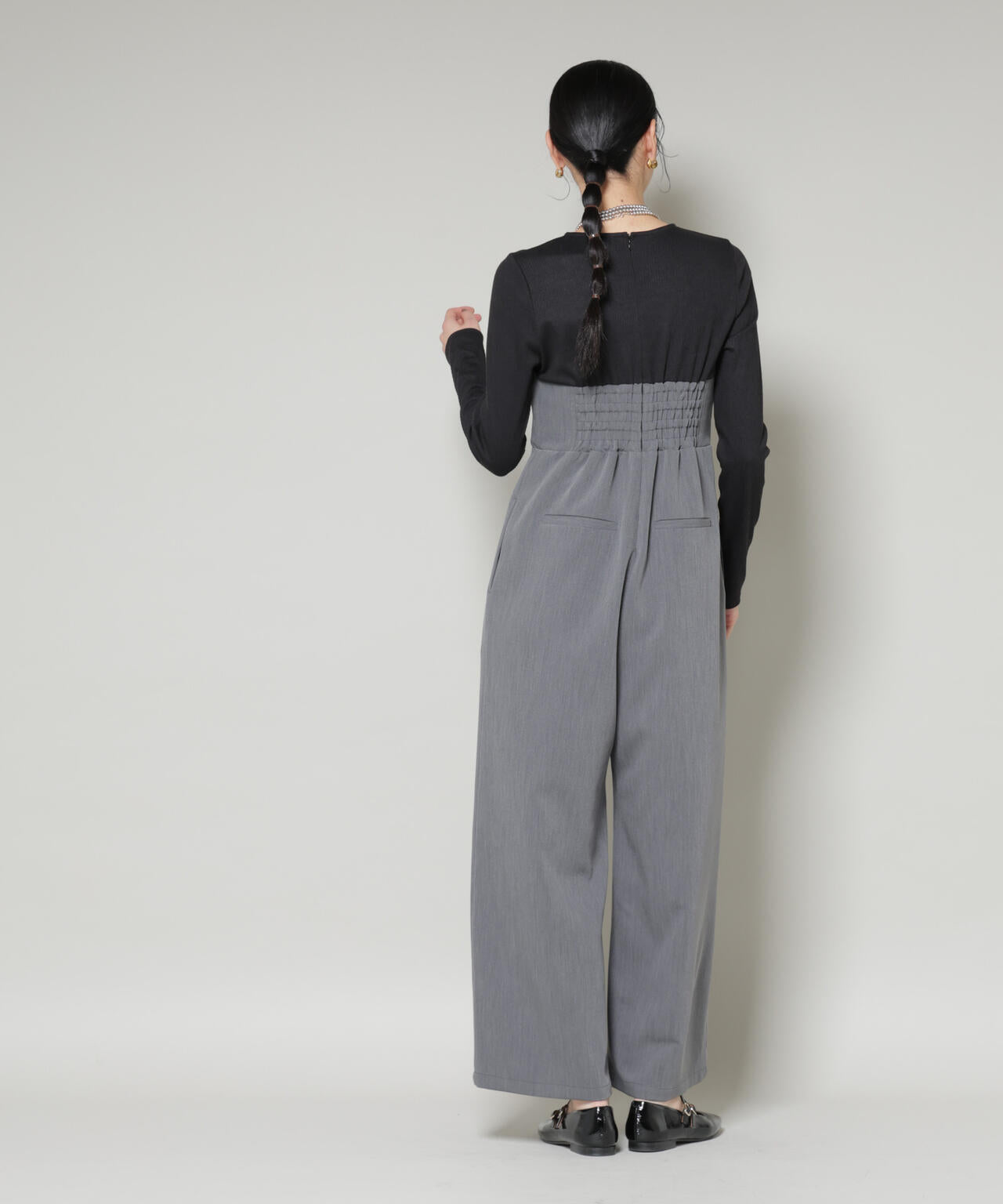 リブトップドッキングスーチングオールインワン