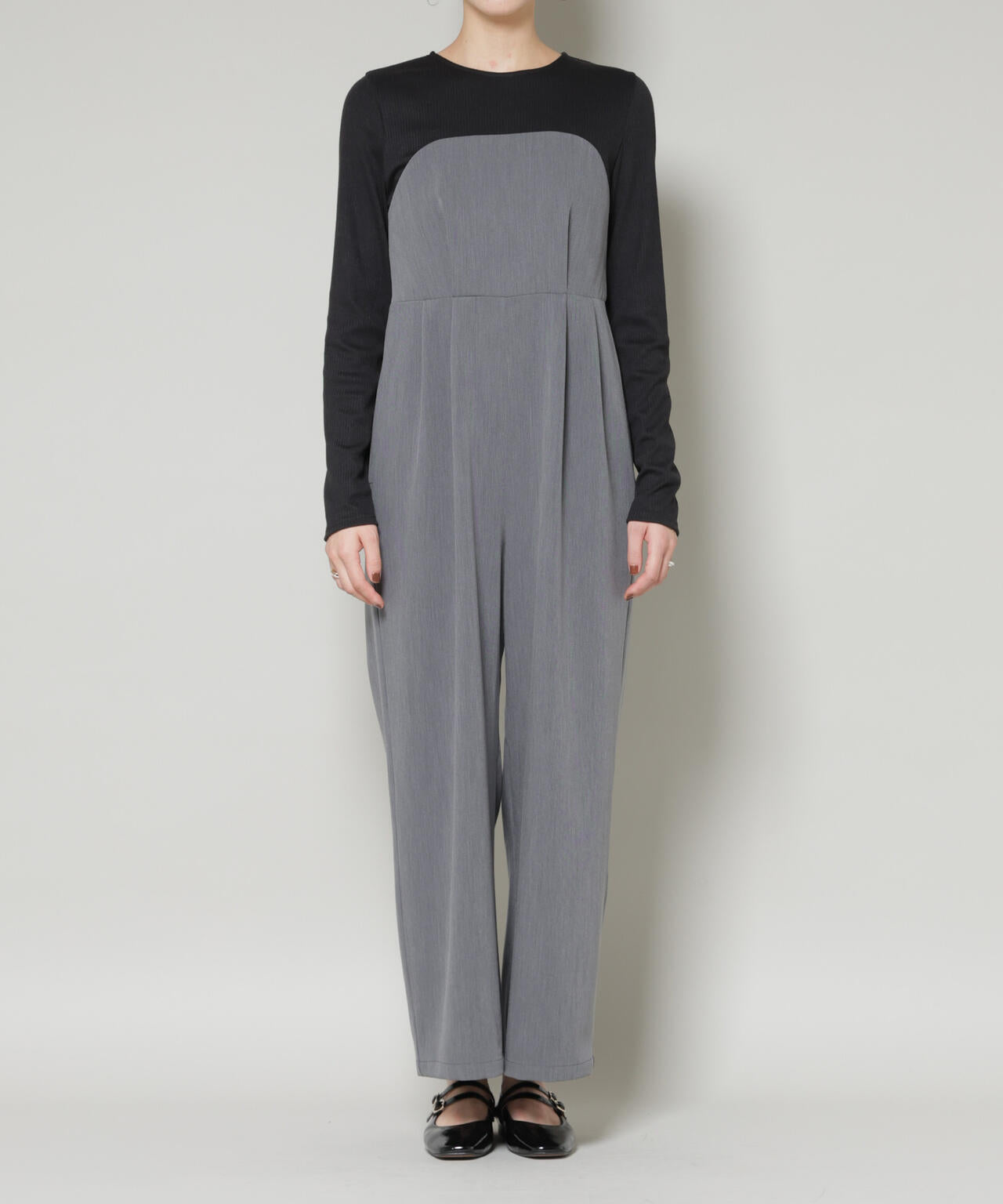 リブトップドッキングスーチングオールインワン