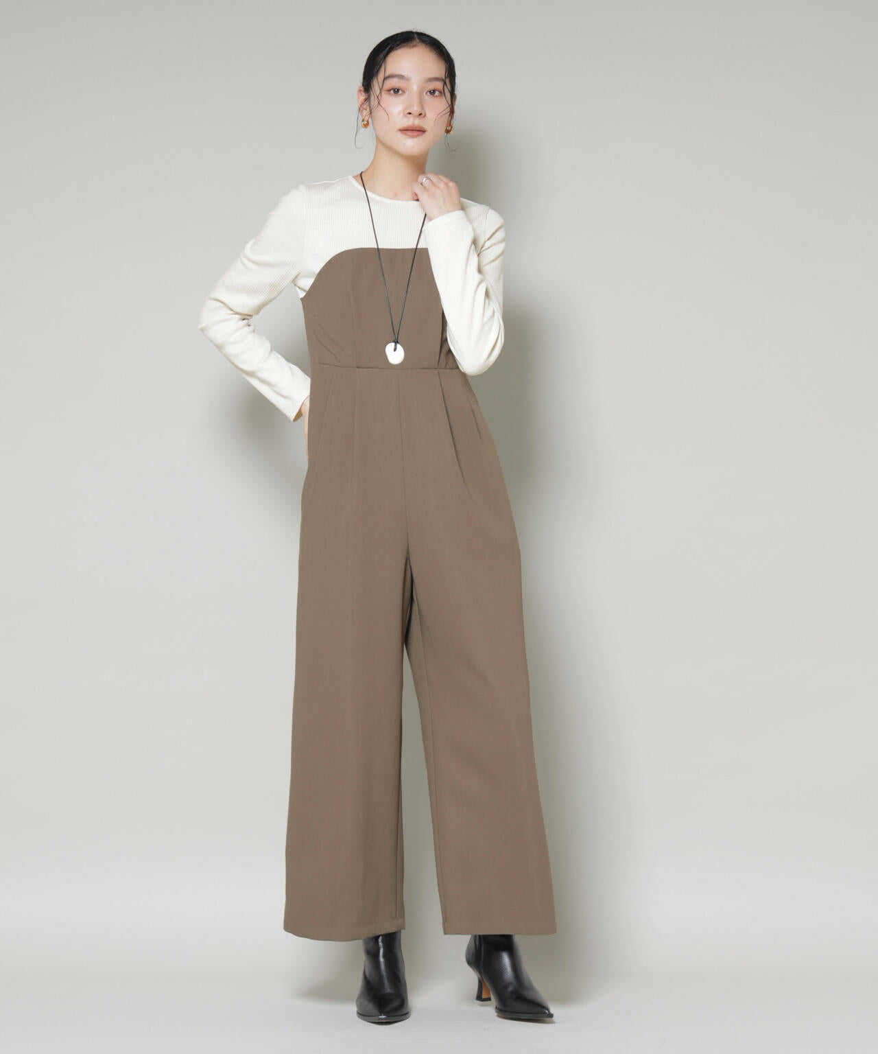 リブトップドッキングスーチングオールインワン 6695219328