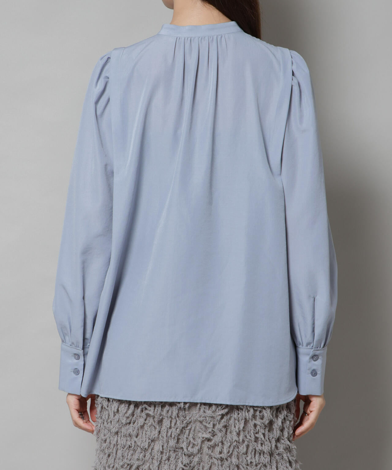ショルダー ギャザー ブラウス