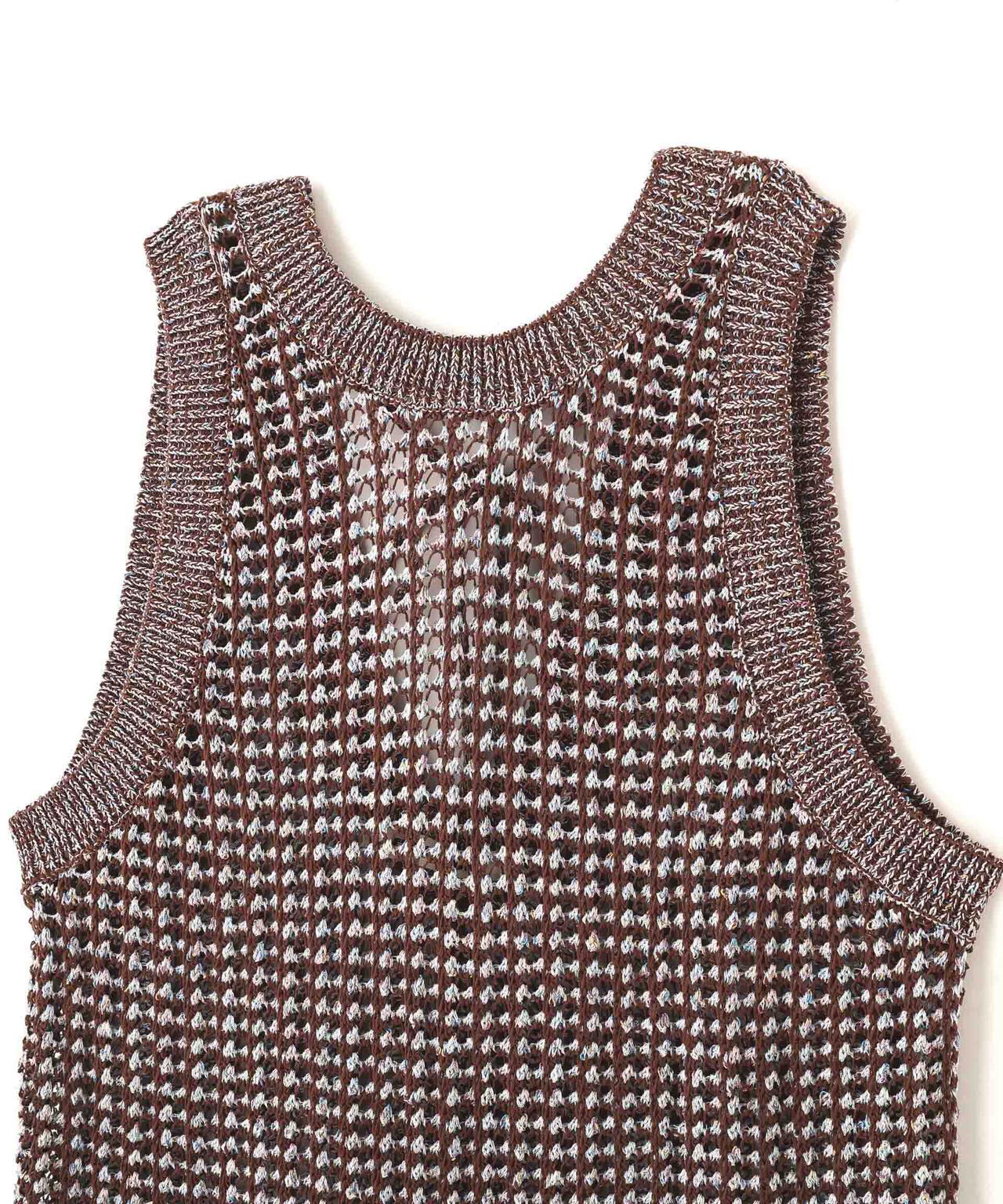 「STEVELOUR」シャイニーレースニットワンピース 6695222328