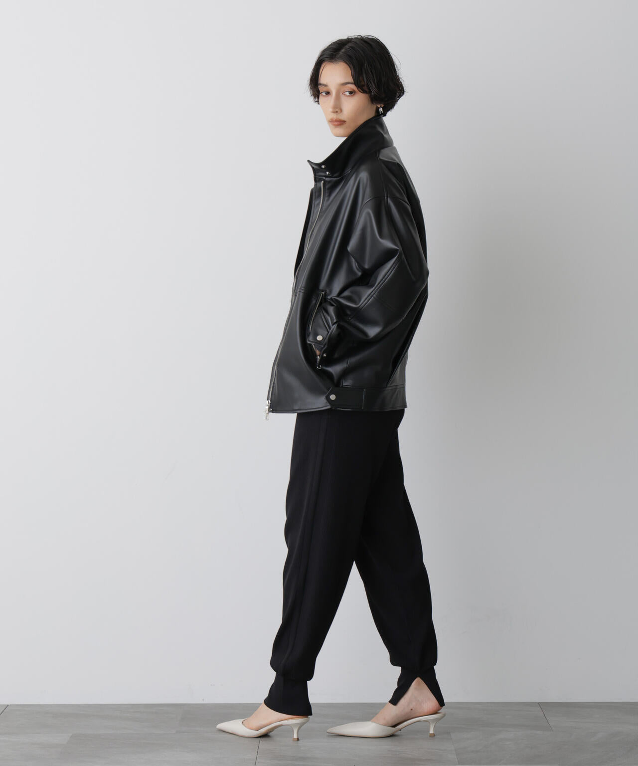 「STEVELOUR」裾リブニットパンツ 6695222332