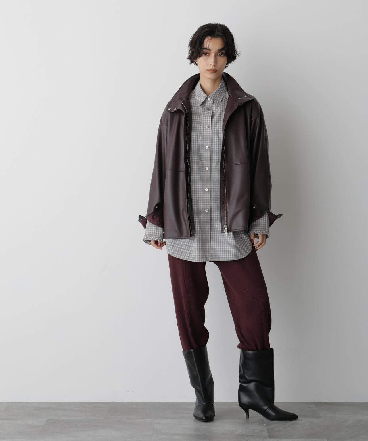 「STEVELOUR」裾リブニットパンツ 6695222332