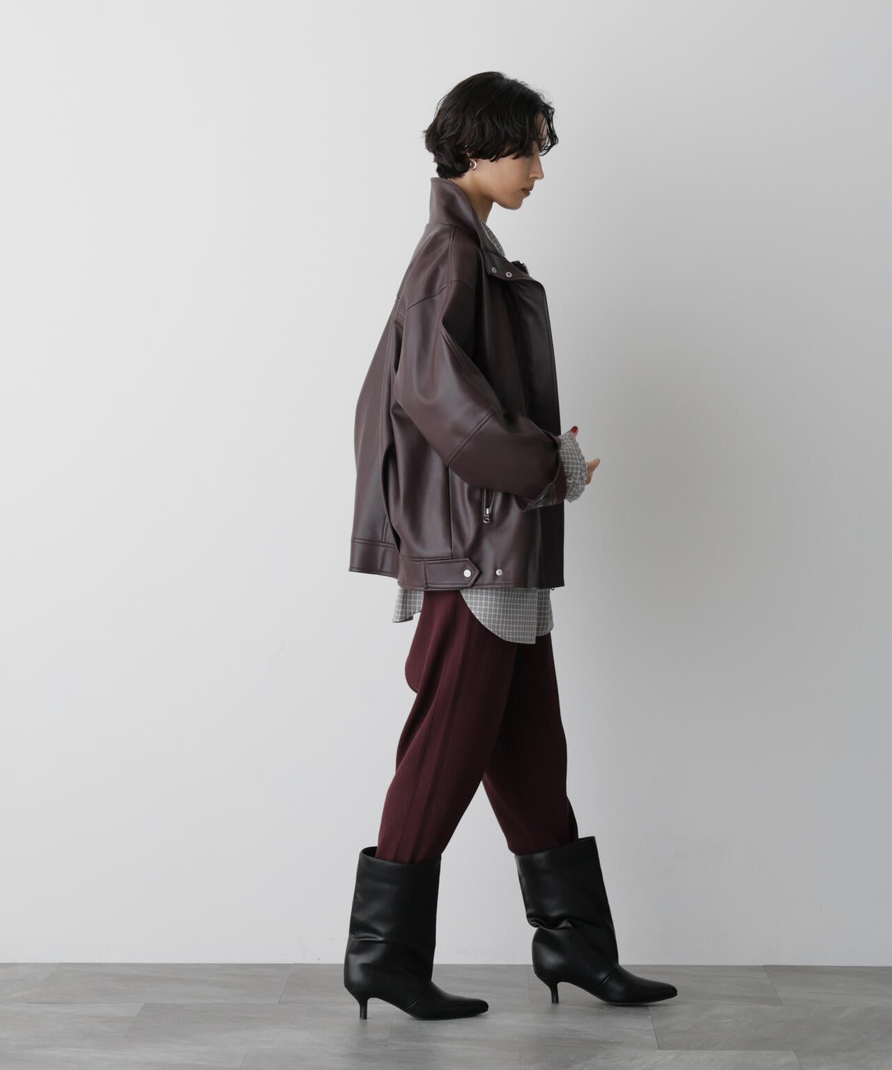 「STEVELOUR」裾リブニットパンツ 6695222332