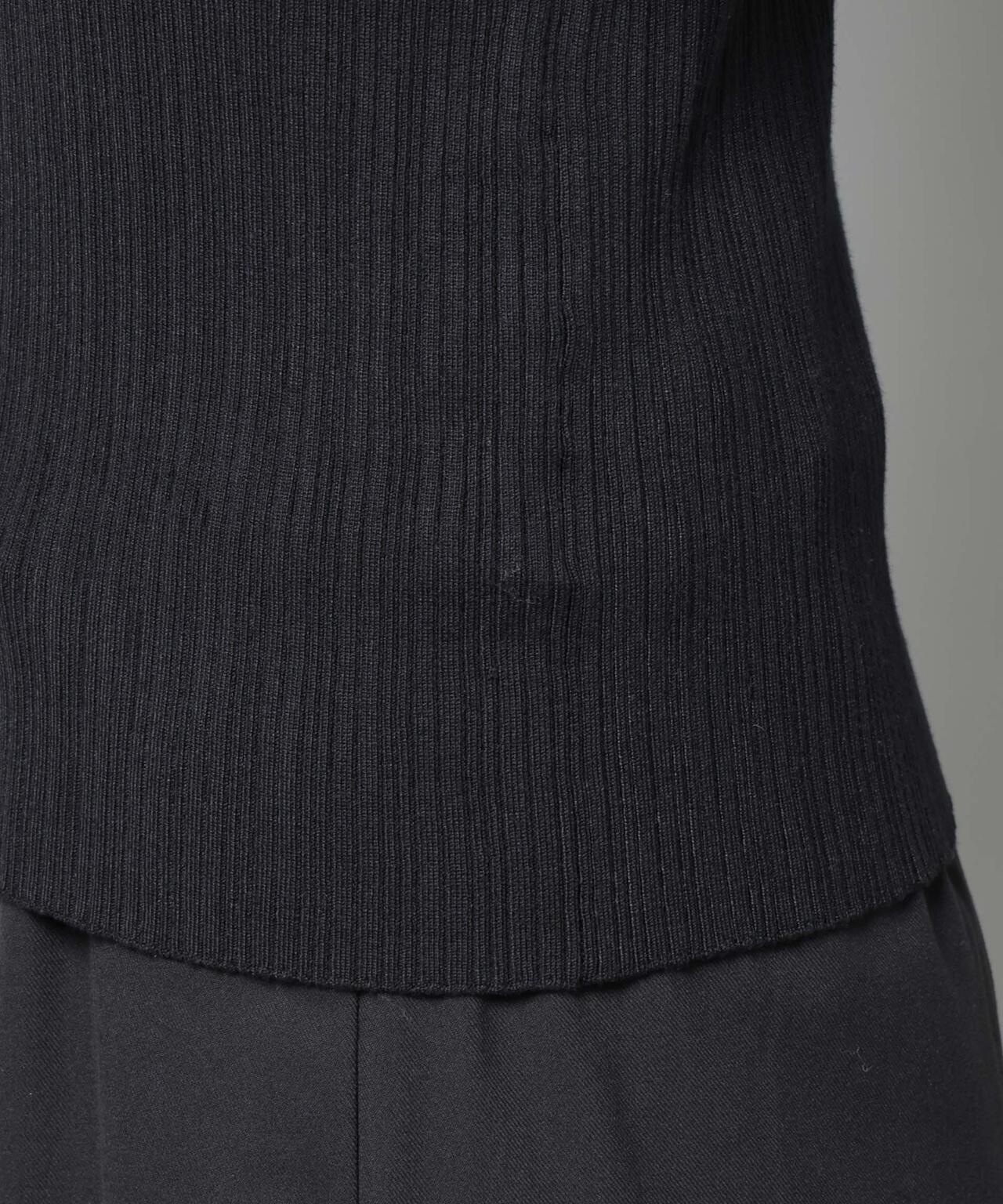 ホホバオイル加工ランダムリブタートルニット 6695222341