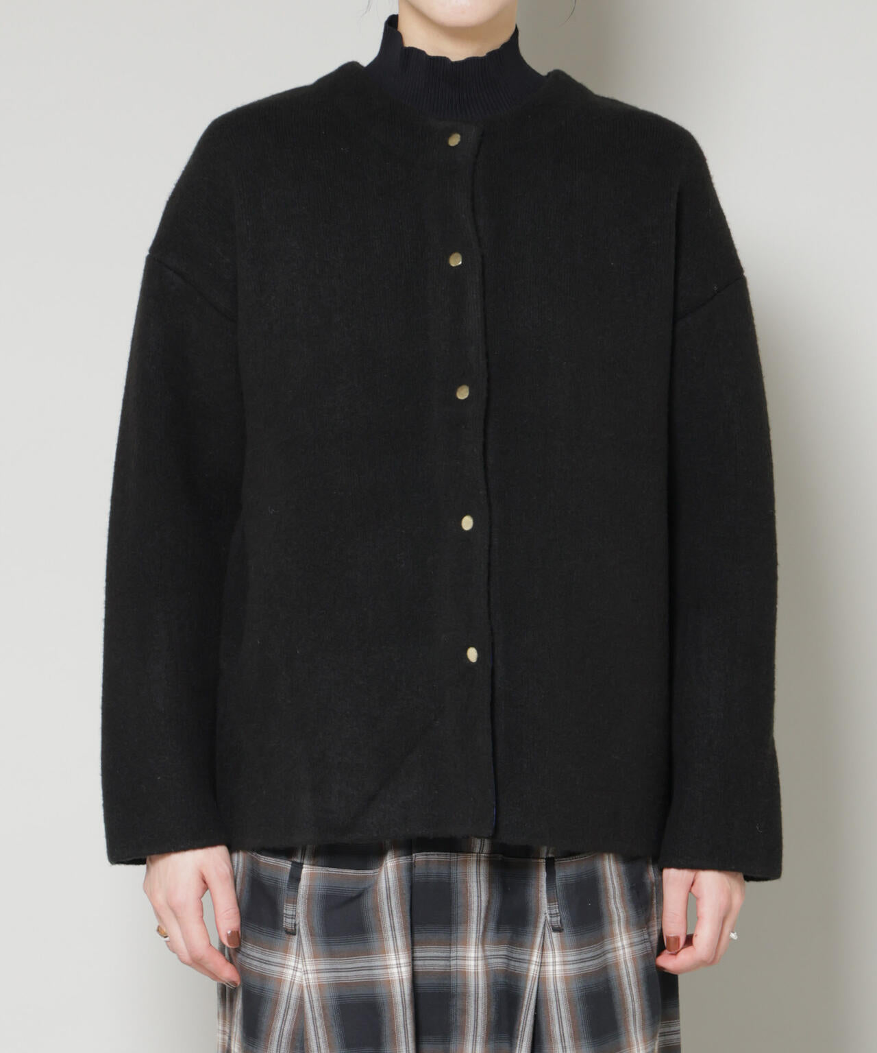 ナノユニバース（NANO universe）/ダブルフェイスニットカーディガン ダブルフェイス ニット カーディガン