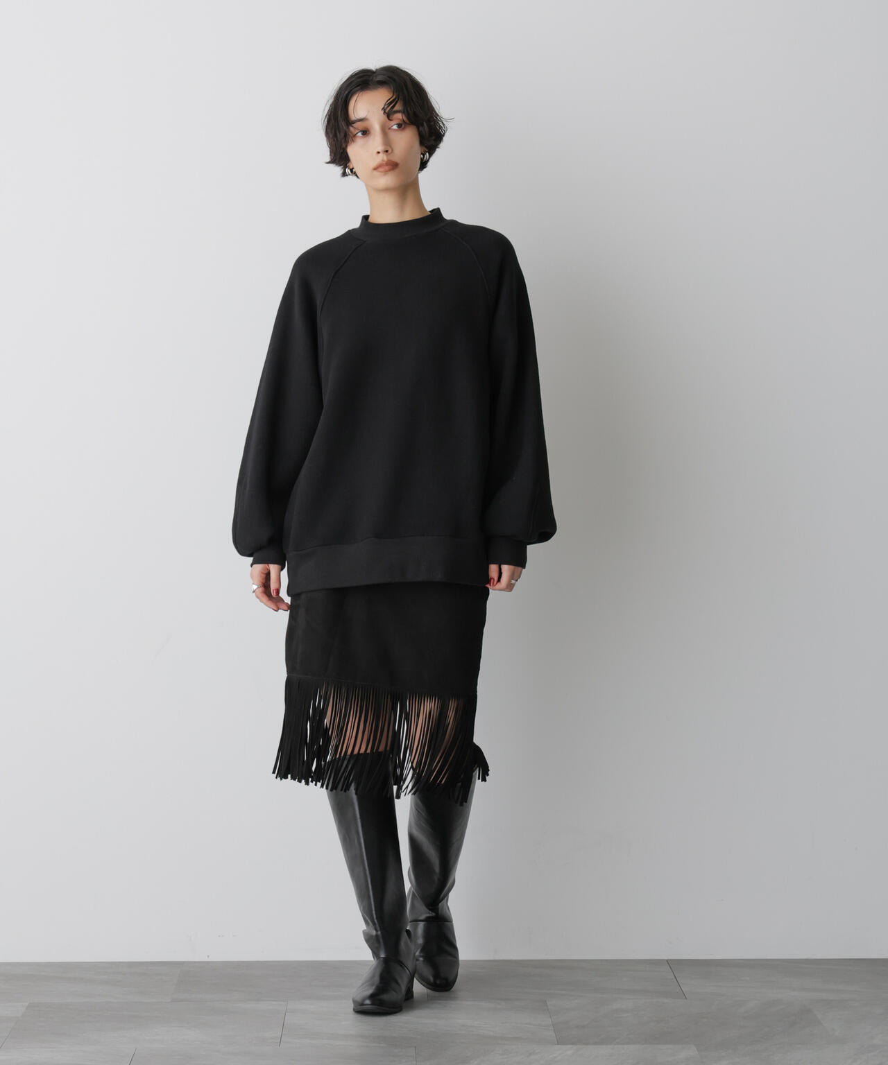 「STEVELOUR」フラッフィースタンドプルオーバー 6695223311