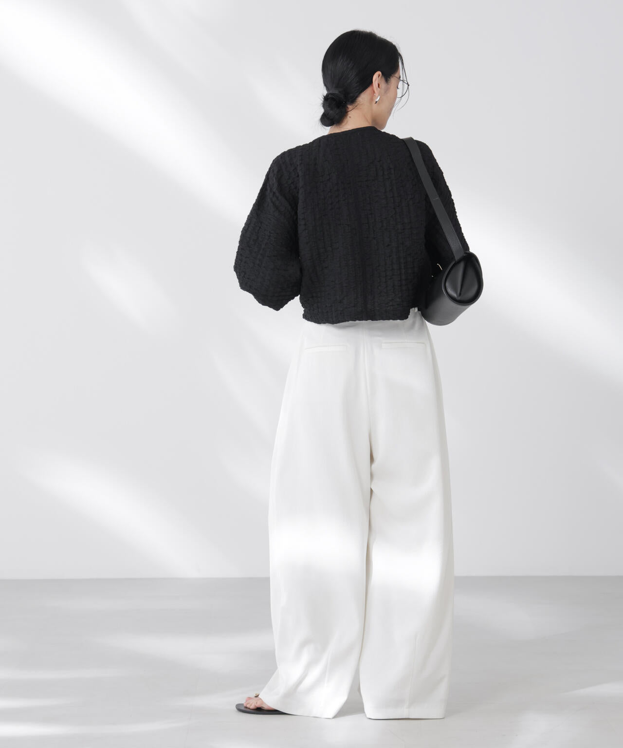 フクレシャーリングzipカーディガン 6695224306