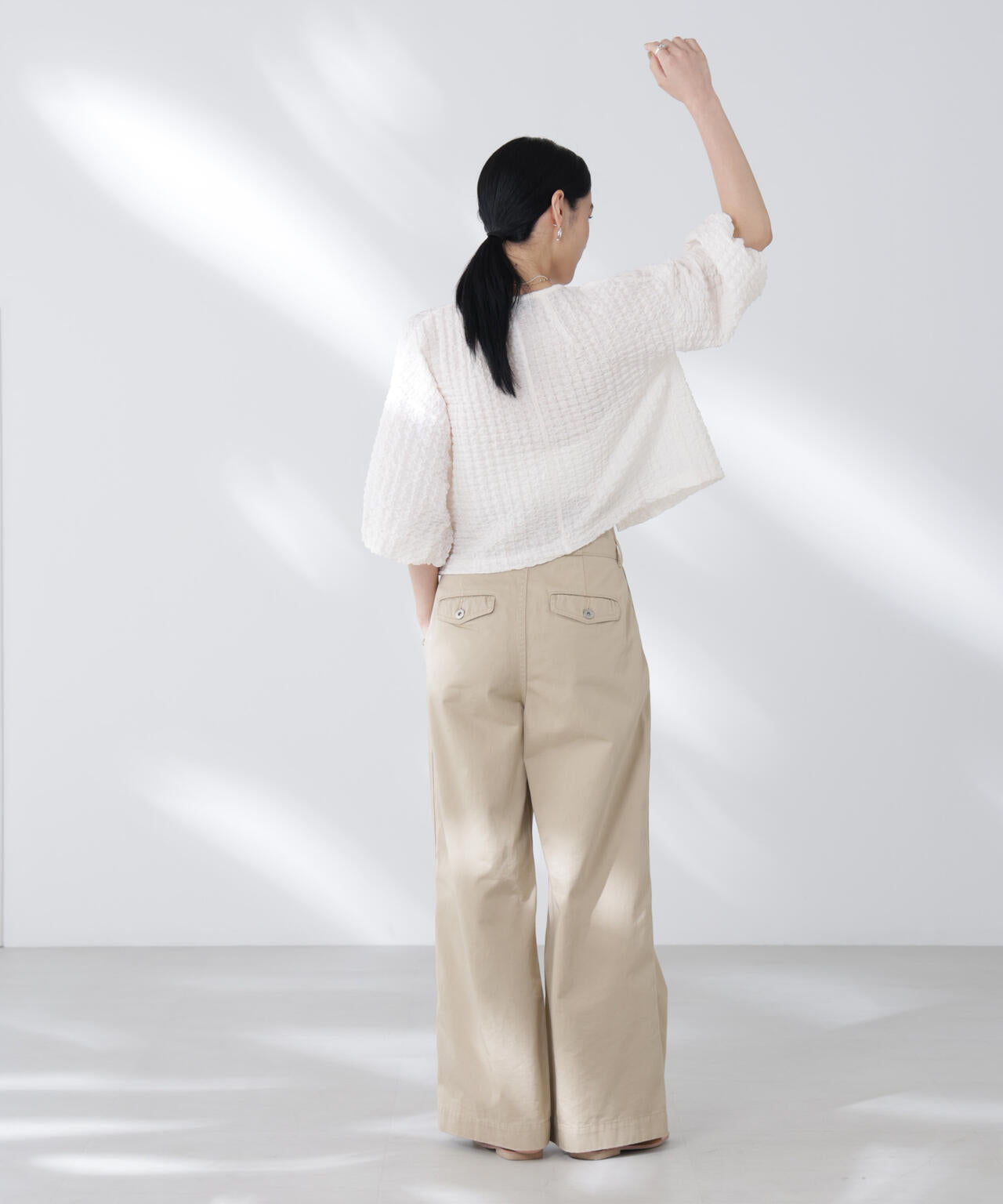 フクレシャーリングzipカーディガン 6695224306