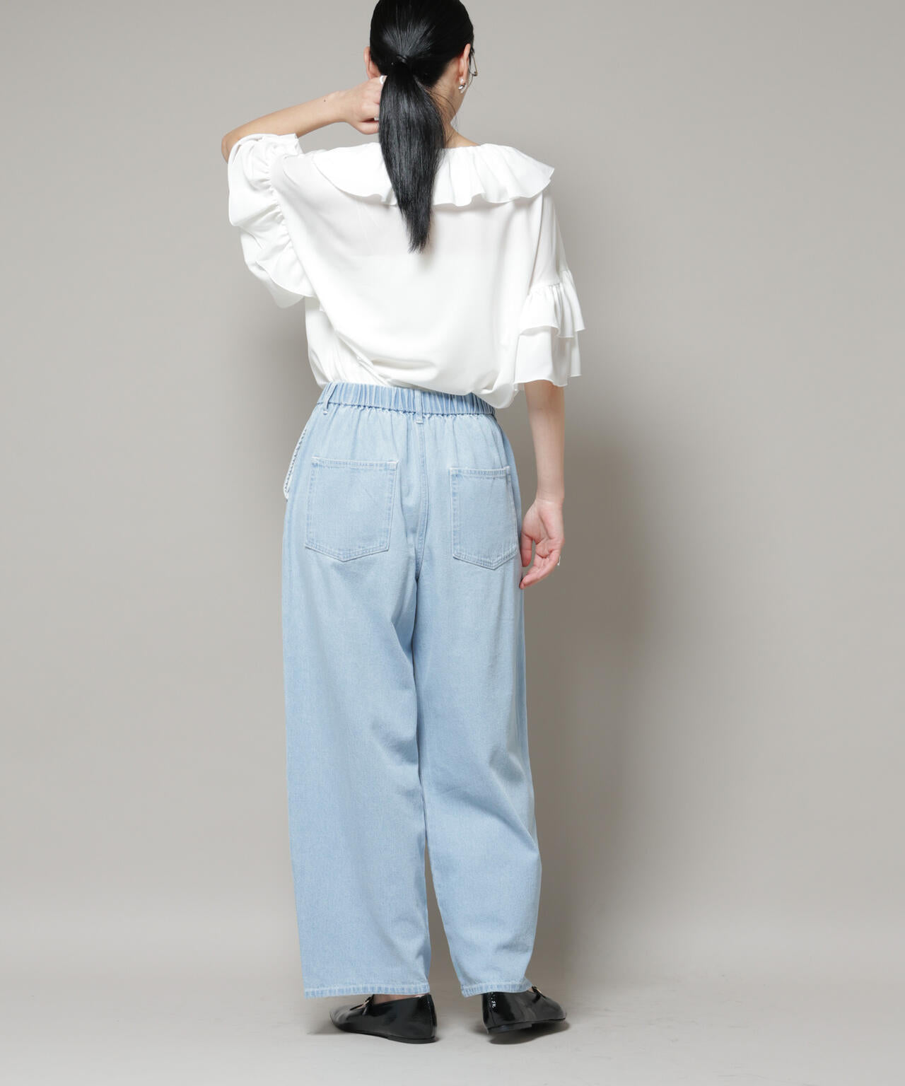 ドロストデニムパンツ(セットアップ可) 6695227308