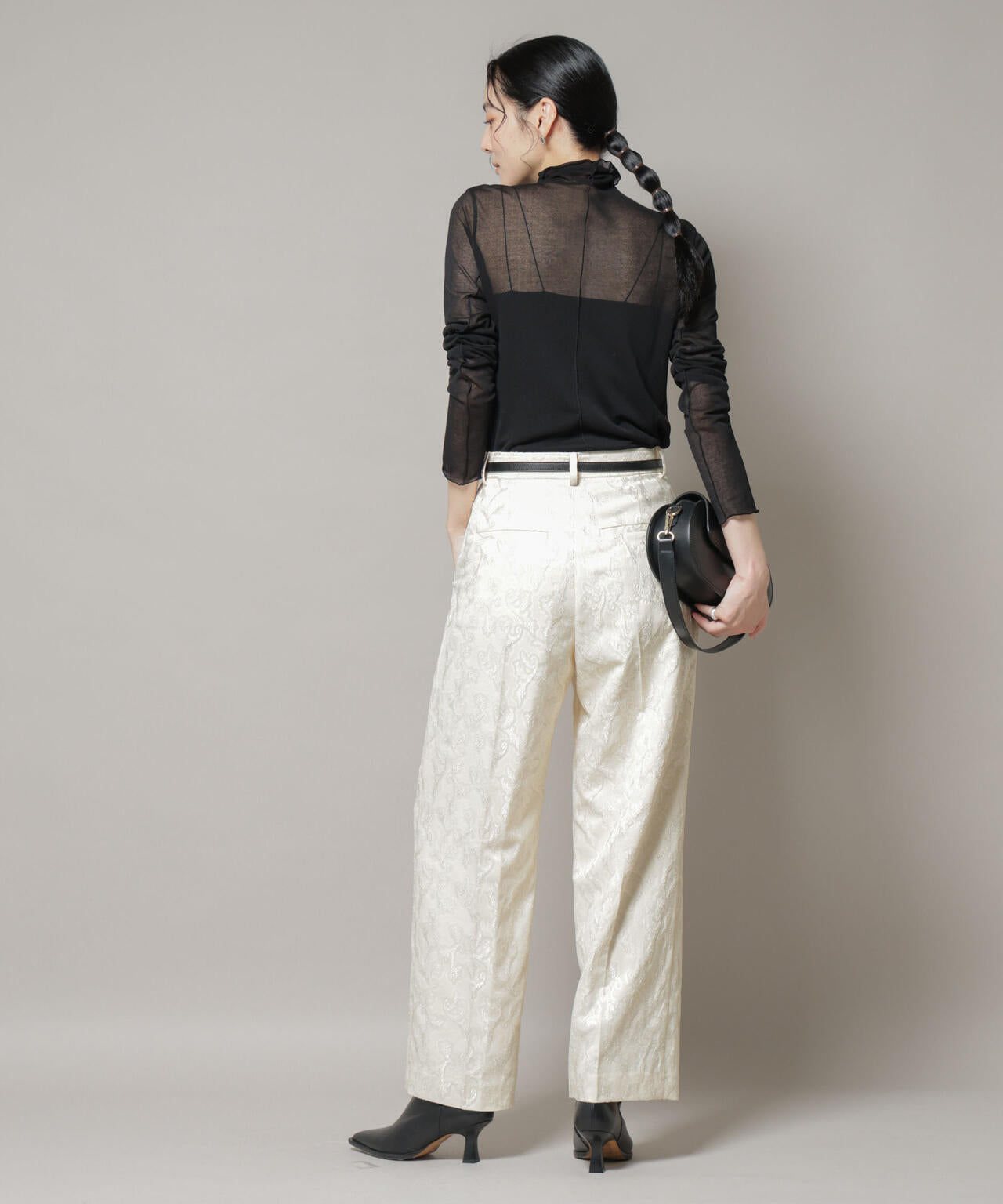 ジャガードタックパンツ 6695227317