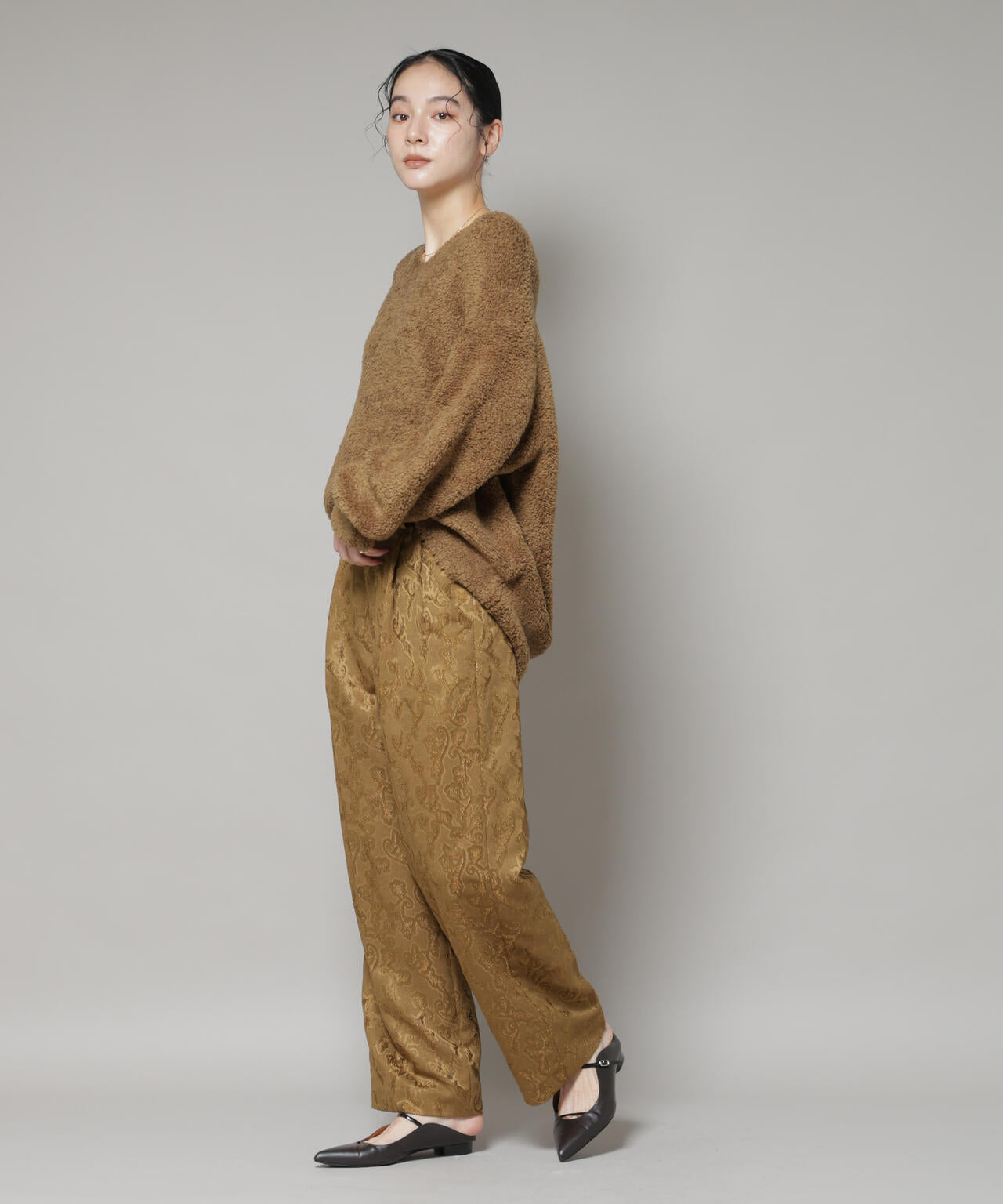 ジャガードタックパンツ 6695227317