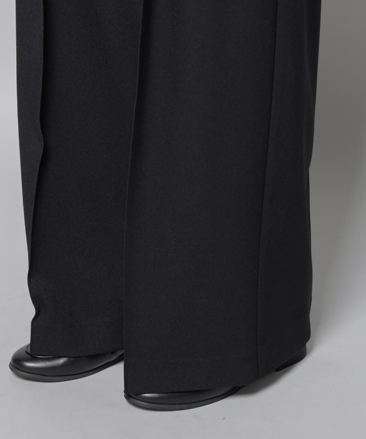 ストレッチサージピンタックイージーワイドパンツ(セットアップ可) 6695227320