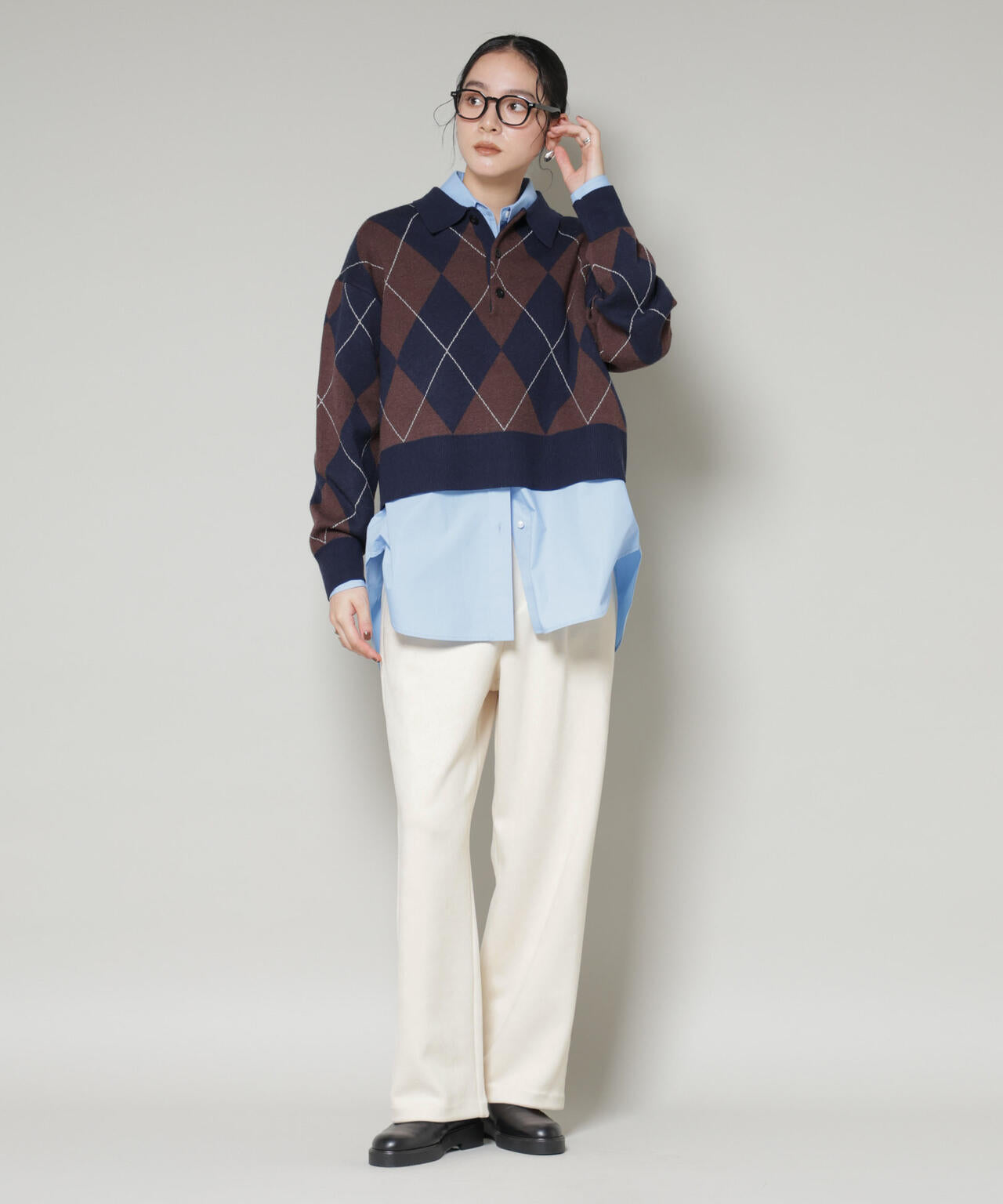 フェイクスエードタックパンツ 6695227322