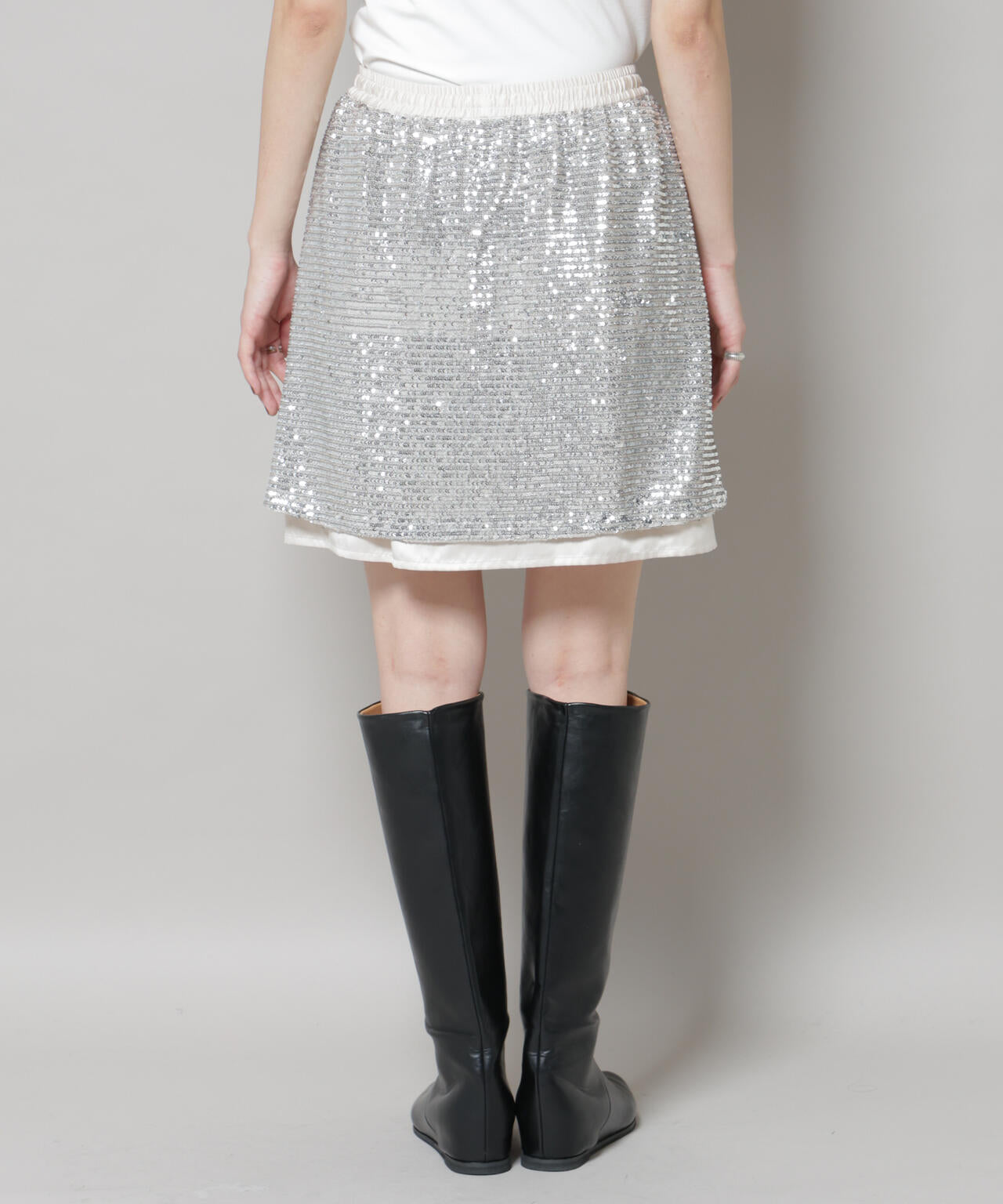 スパンコール ミニスカート