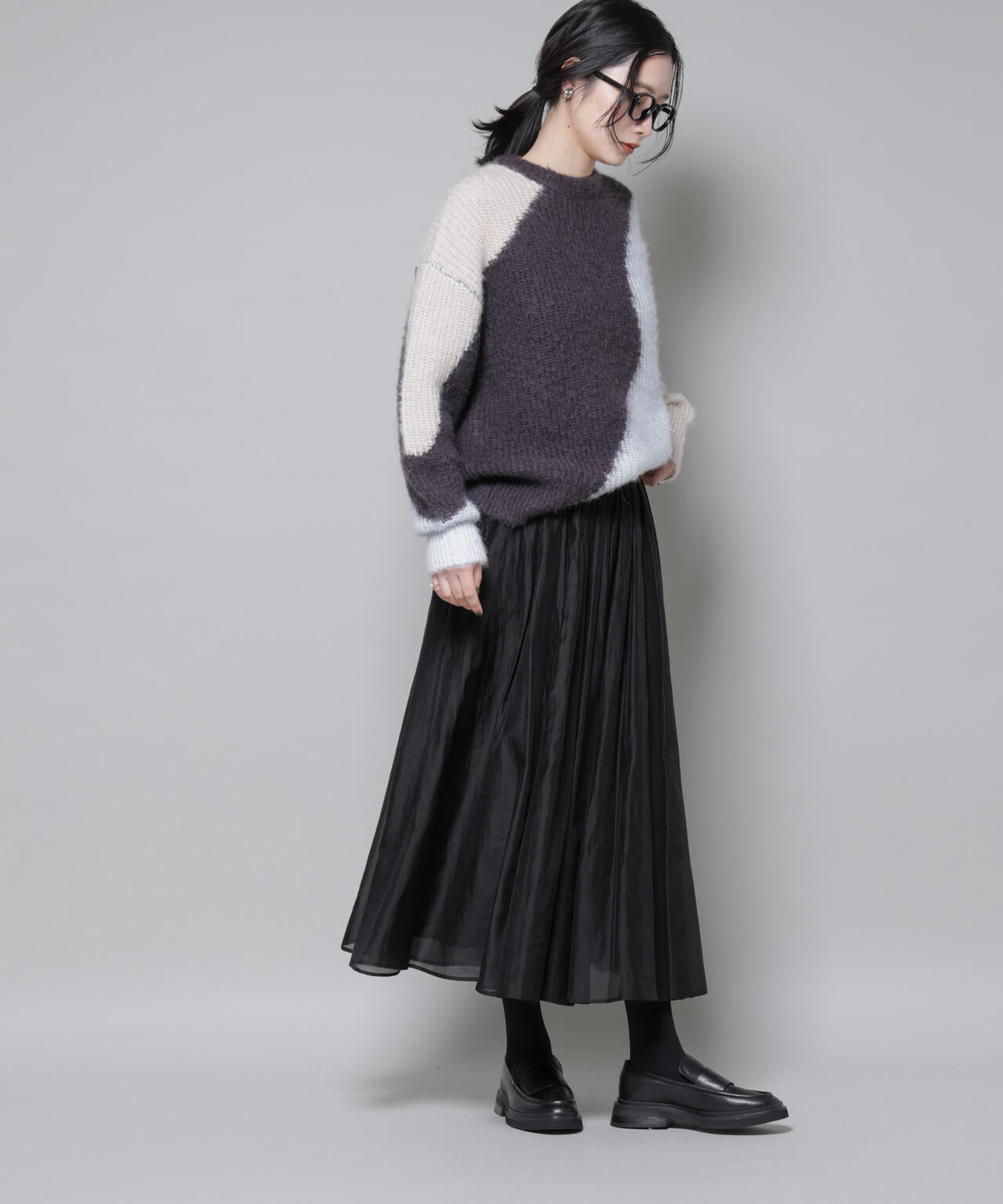 ナノユニバース（NANO universe）/ブライトローンギャザータックスカート ブライトローン ギャザータック スカート