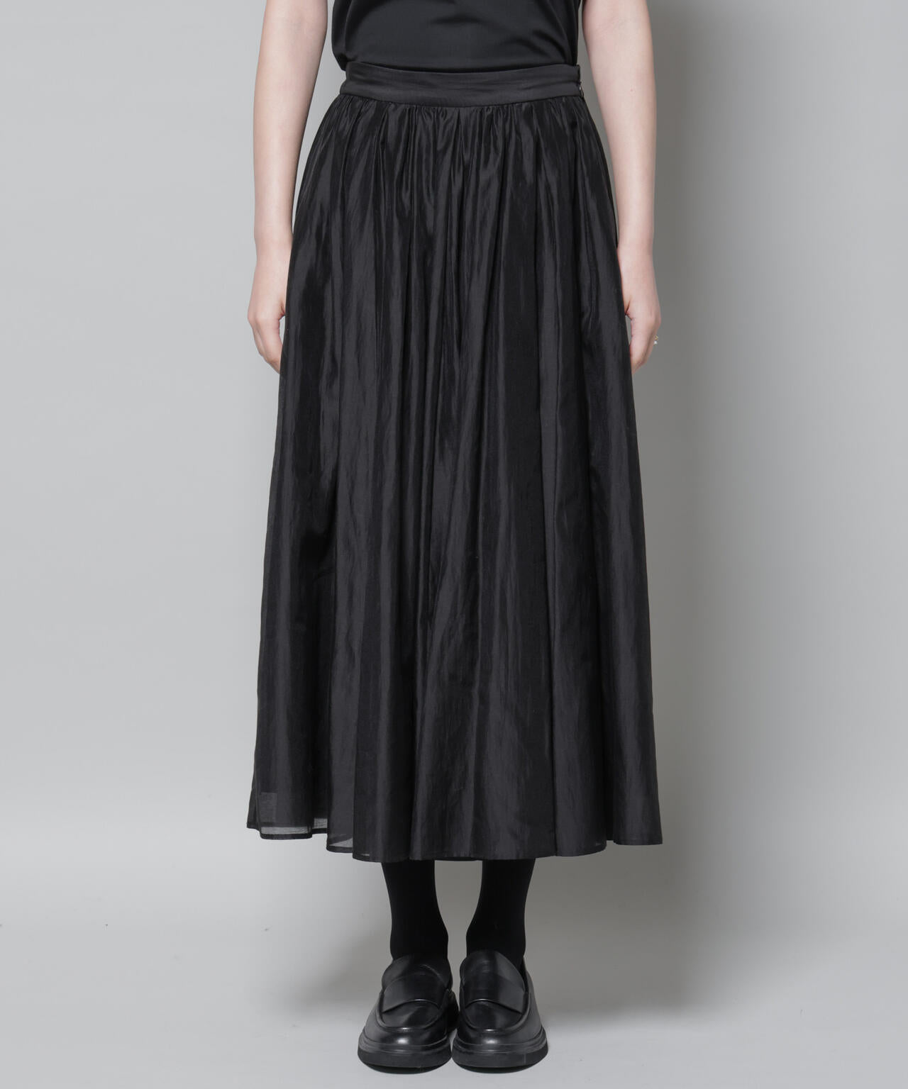 ブライトローンギャザータックスカート 6695230319