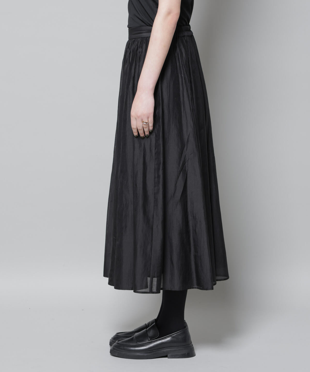 ブライトローンギャザータックスカート 6695230319