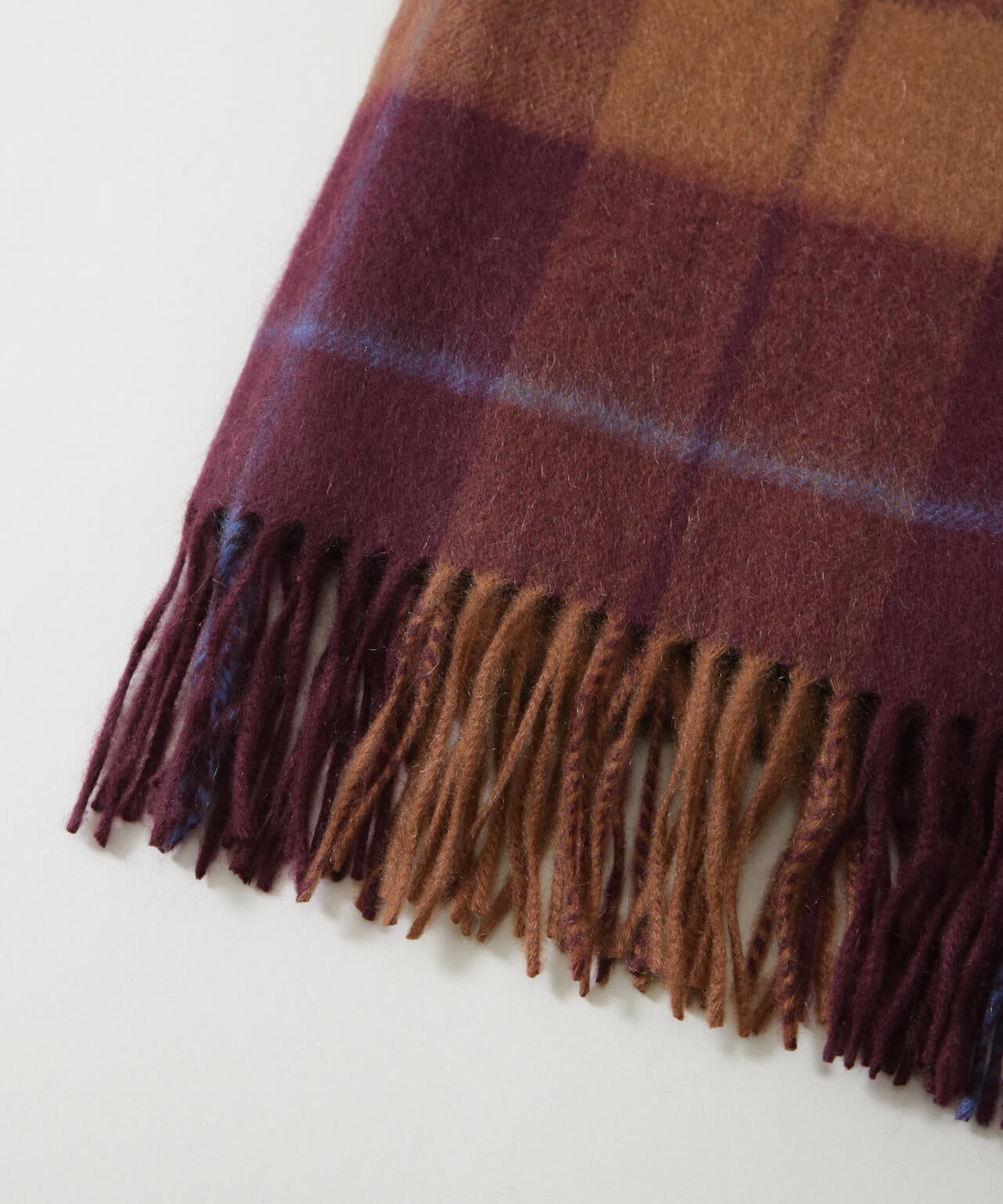 【Yoko】ナノ・ユニバース カシミヤ100%　チェックストール カシミヤ チェック ストール