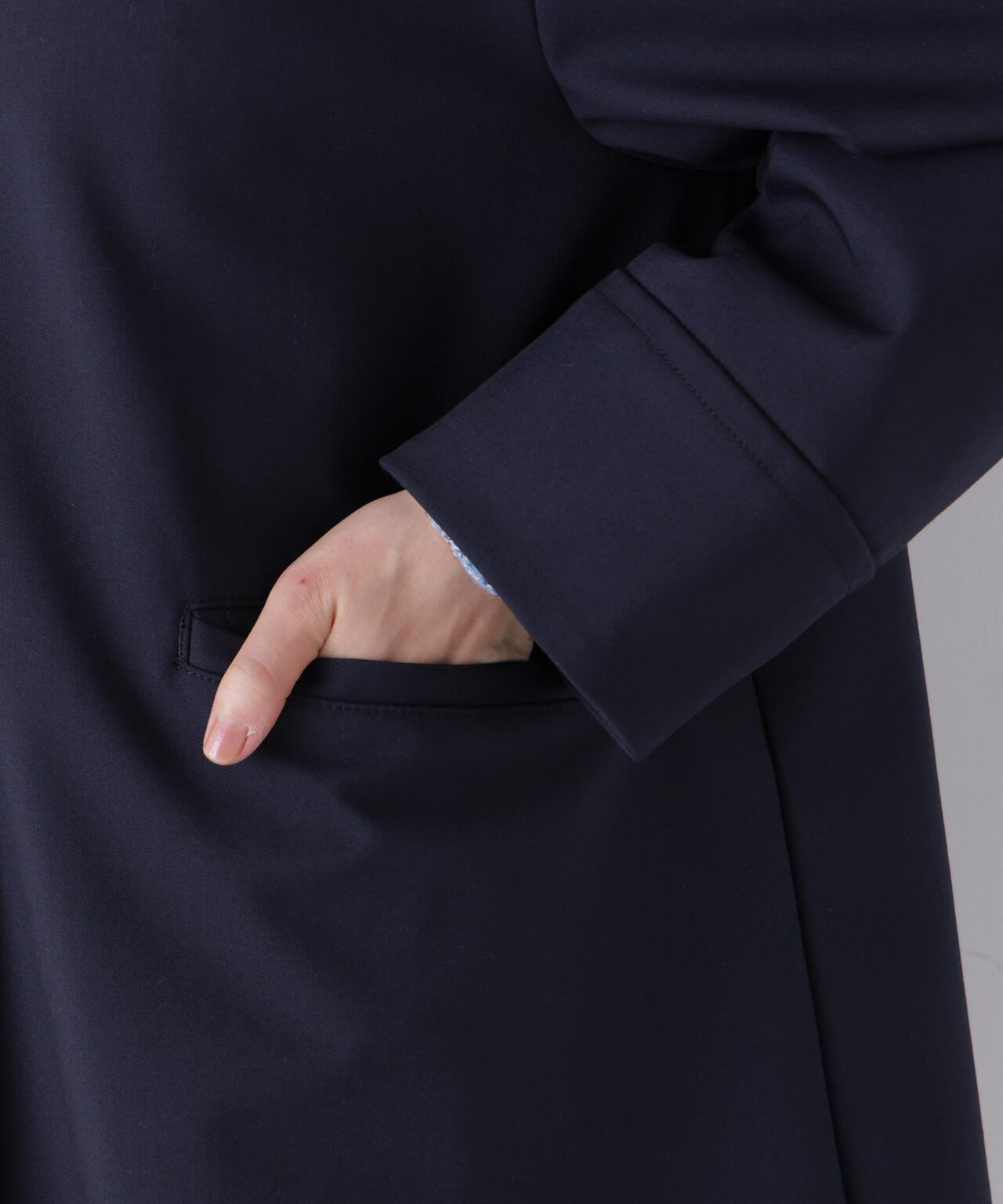 ボンディングステンカラーコート 6696111301