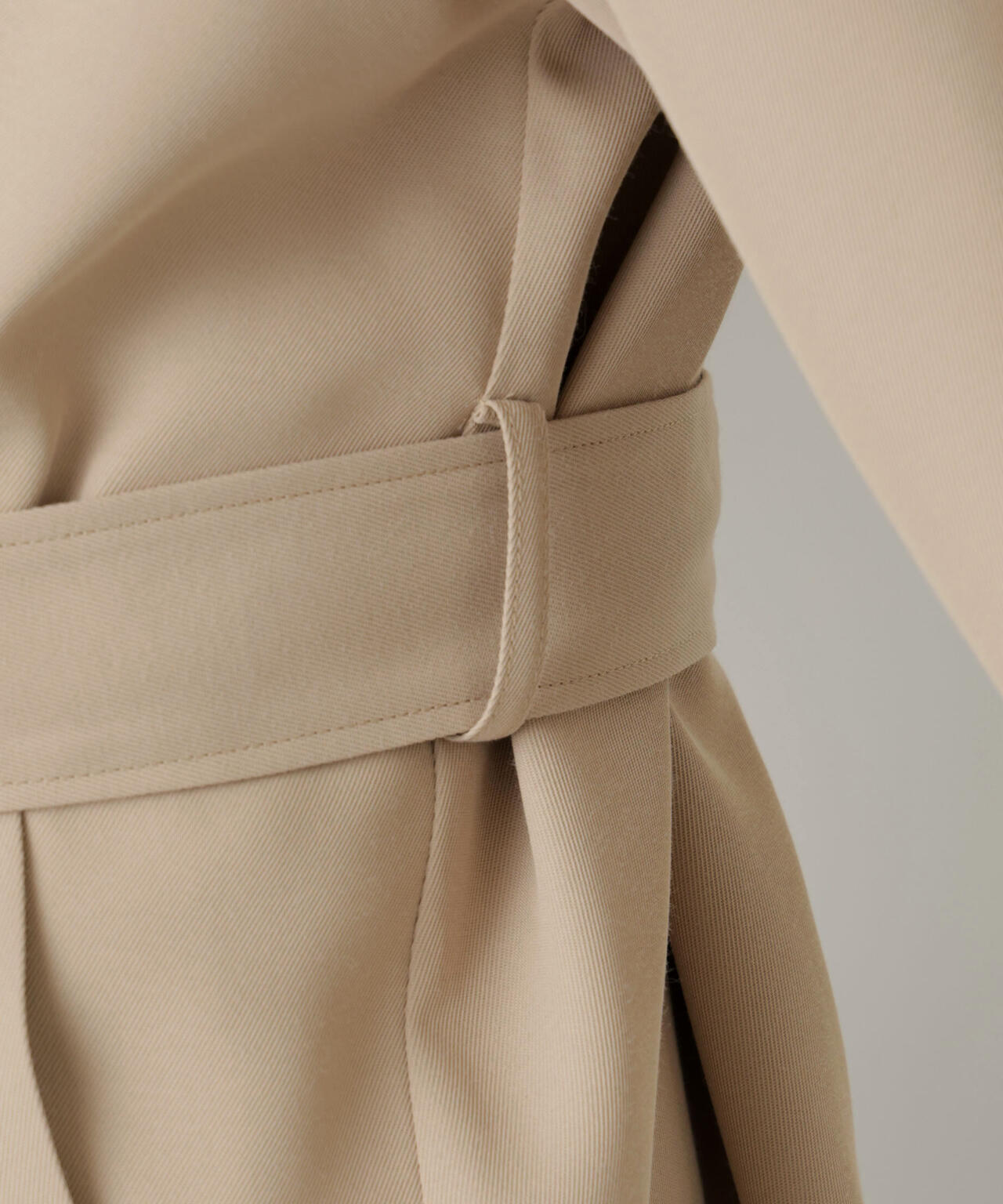 エアリーツイルベルテッドショートコート 6696111303