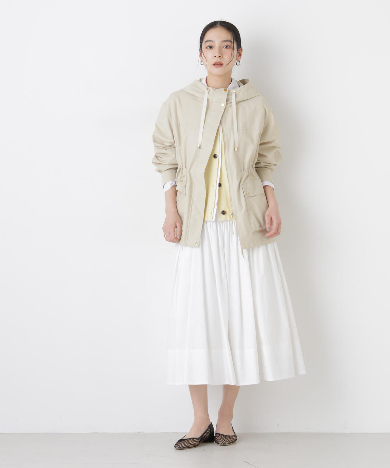 撥水フードブルゾン 6696112302