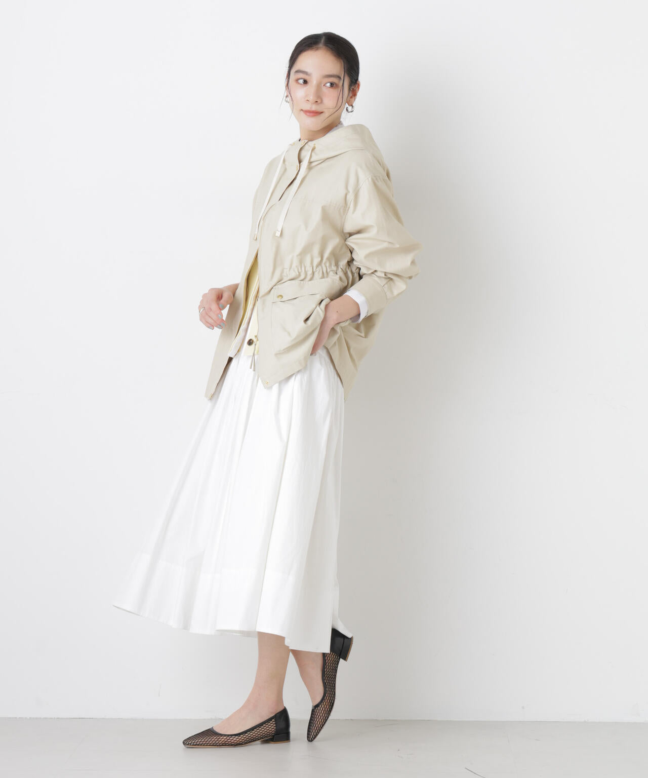 撥水フードブルゾン 6696112302