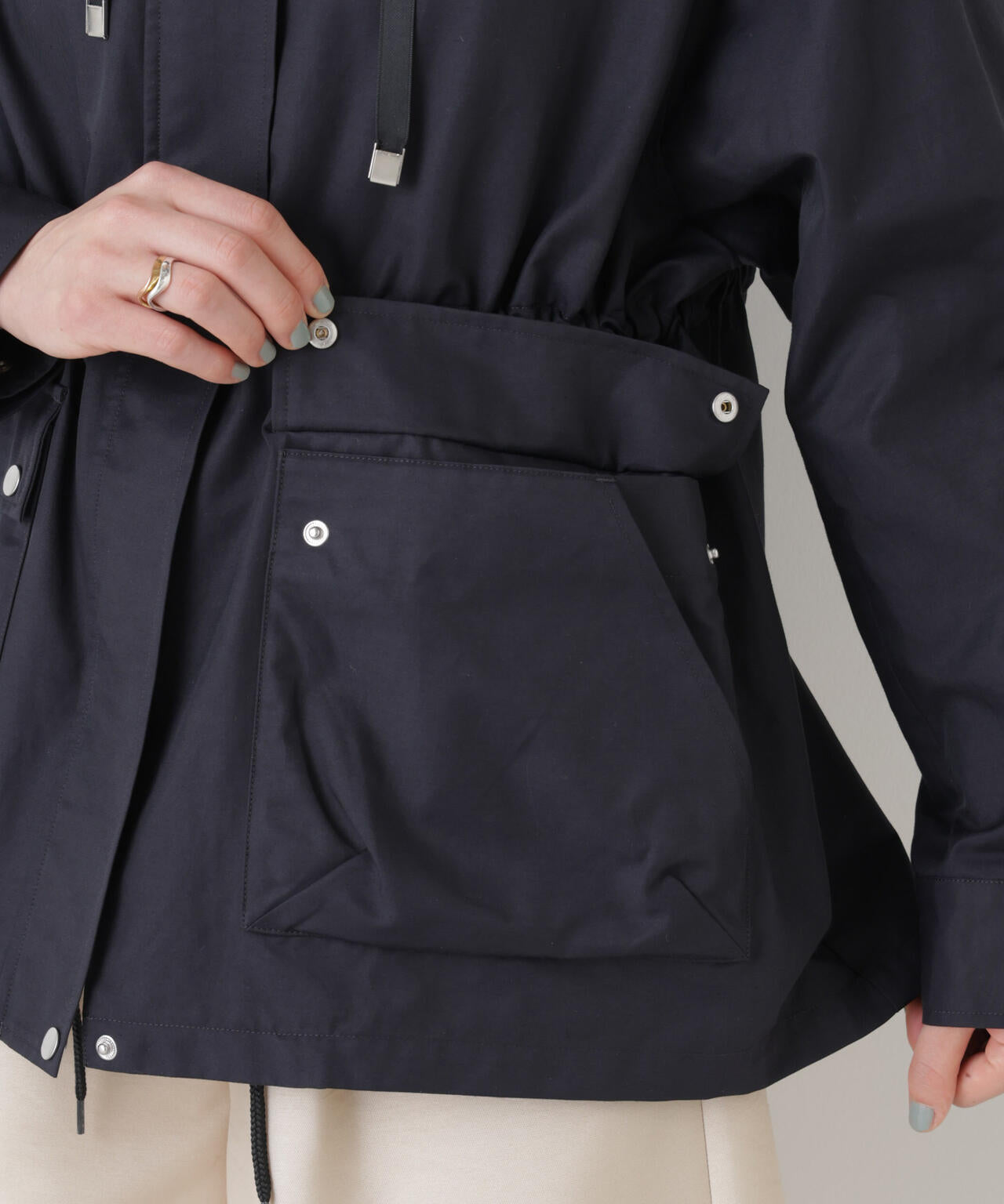 撥水フードブルゾン 6696112302