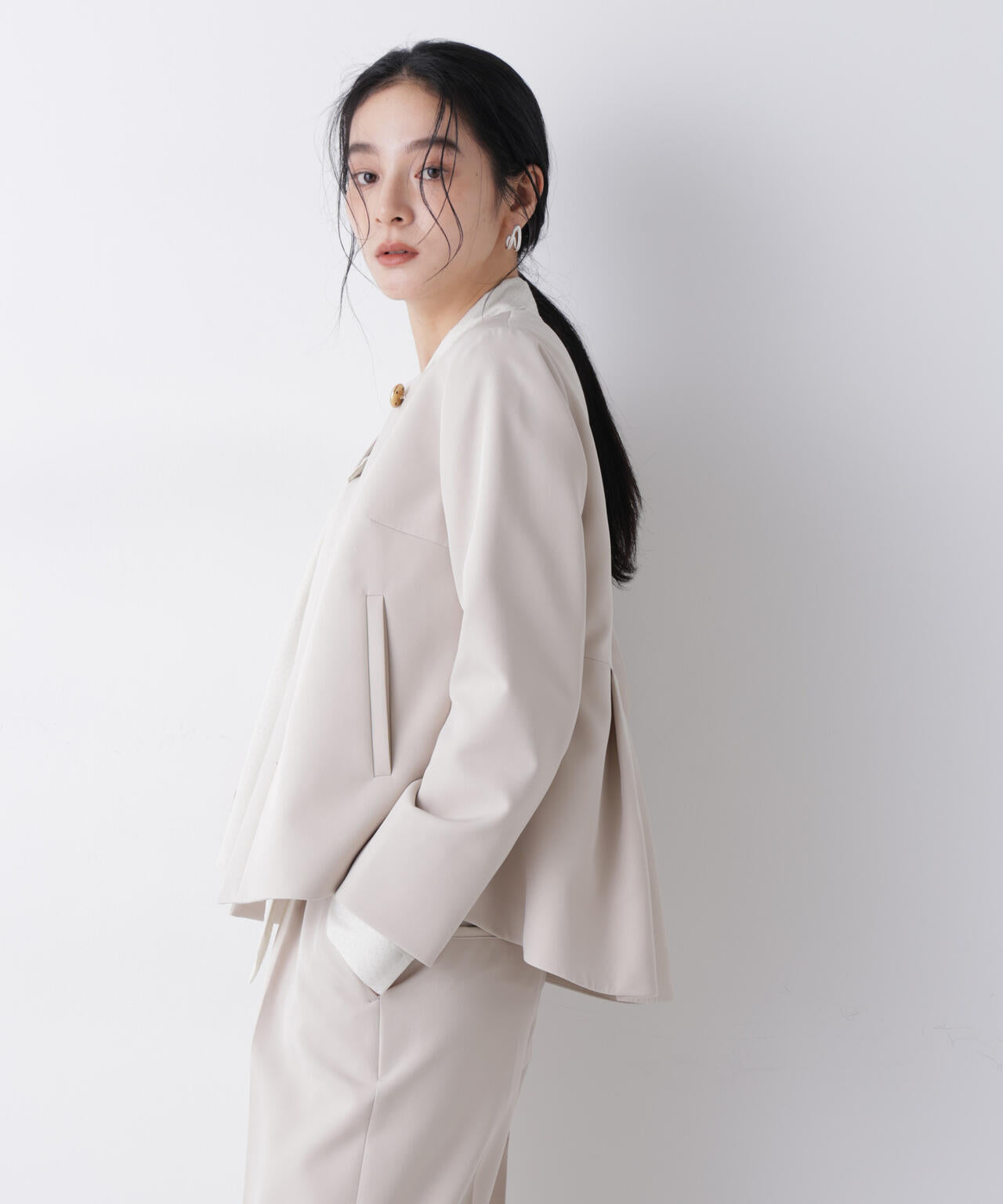 デイリーファンクション ノーカラージャケット ( セットアップ 可)