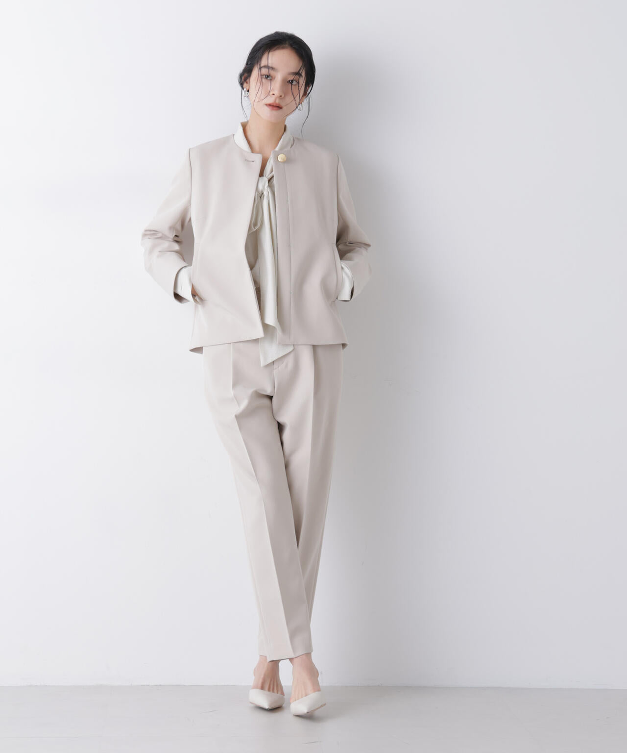 デイリーファンクション ノーカラージャケット ( セットアップ 可)