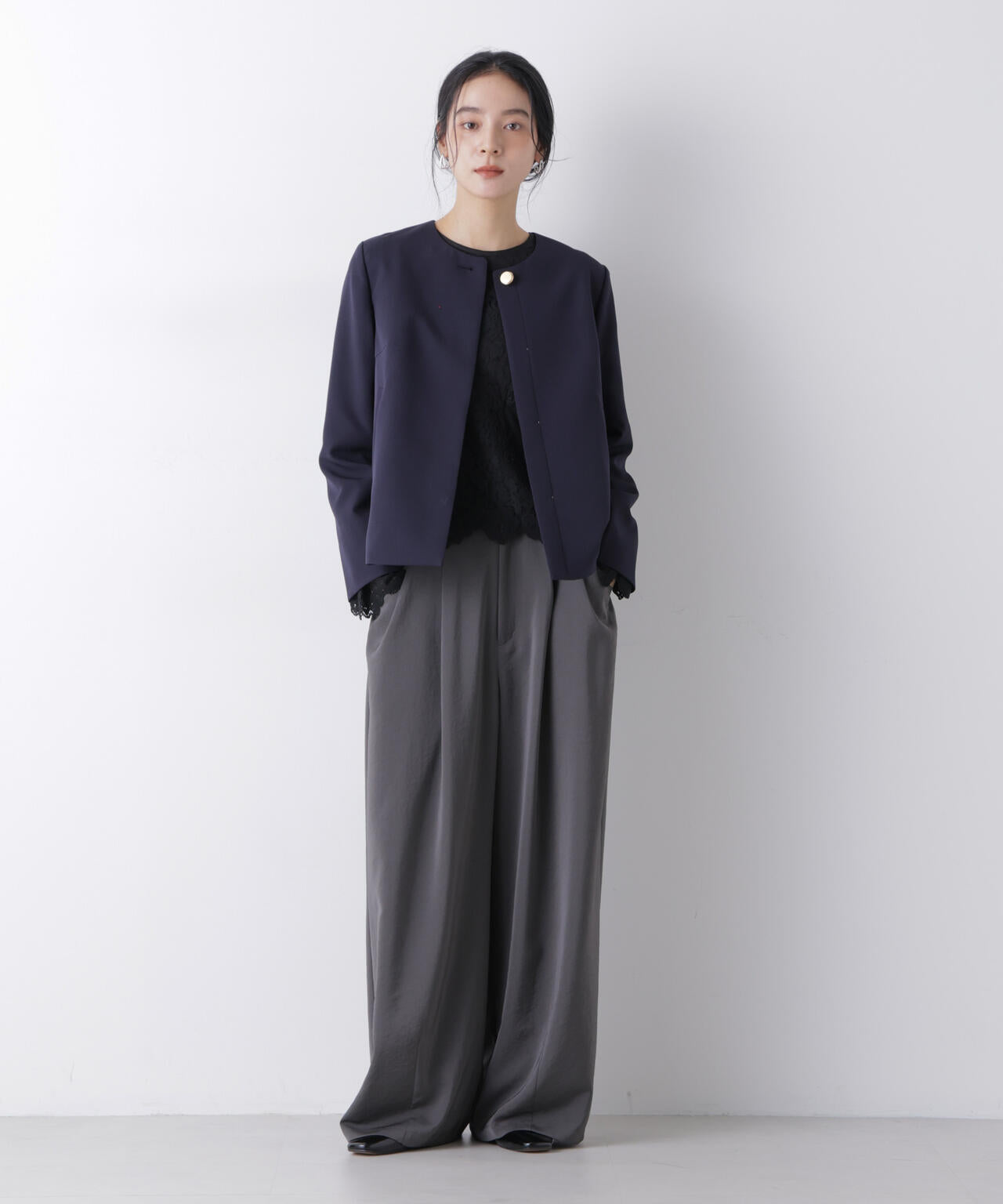 デイリーファンクション ノーカラージャケット ( セットアップ 可)