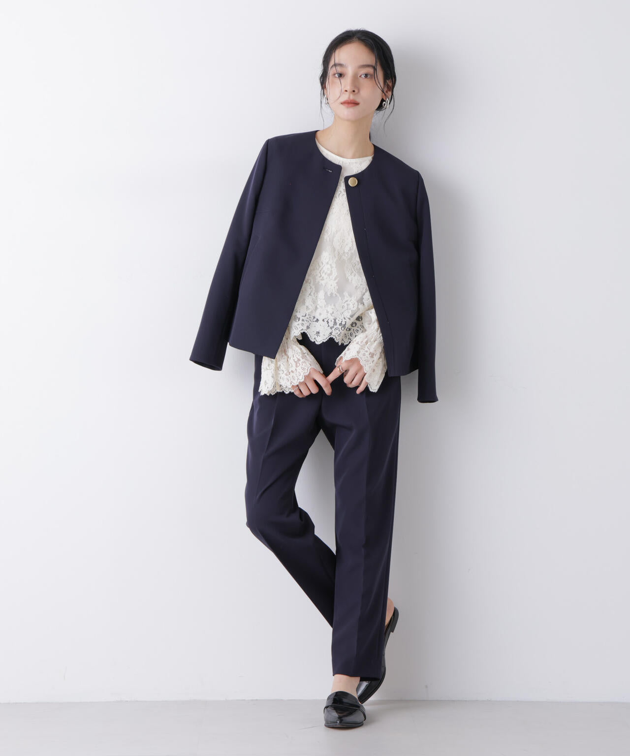 デイリーファンクション ノーカラージャケット ( セットアップ 可)