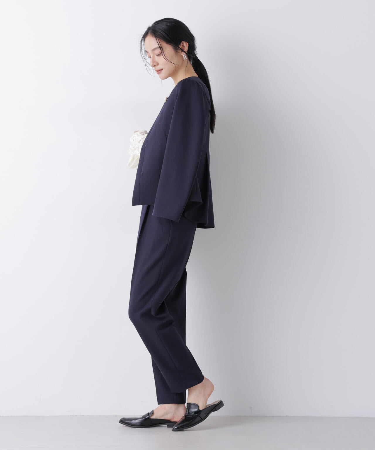 デイリーファンクション ノーカラージャケット(セットアップ可) 6696116300