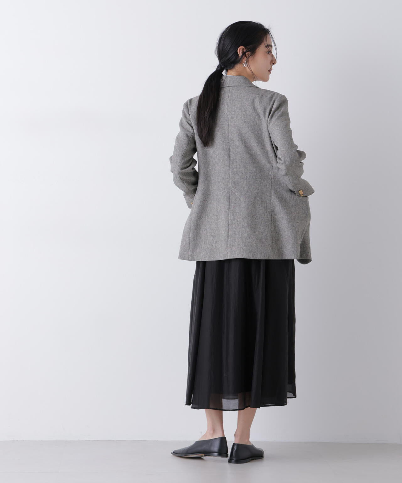 ツイーディーカルゼテーラードダブルジャケット 6696116301