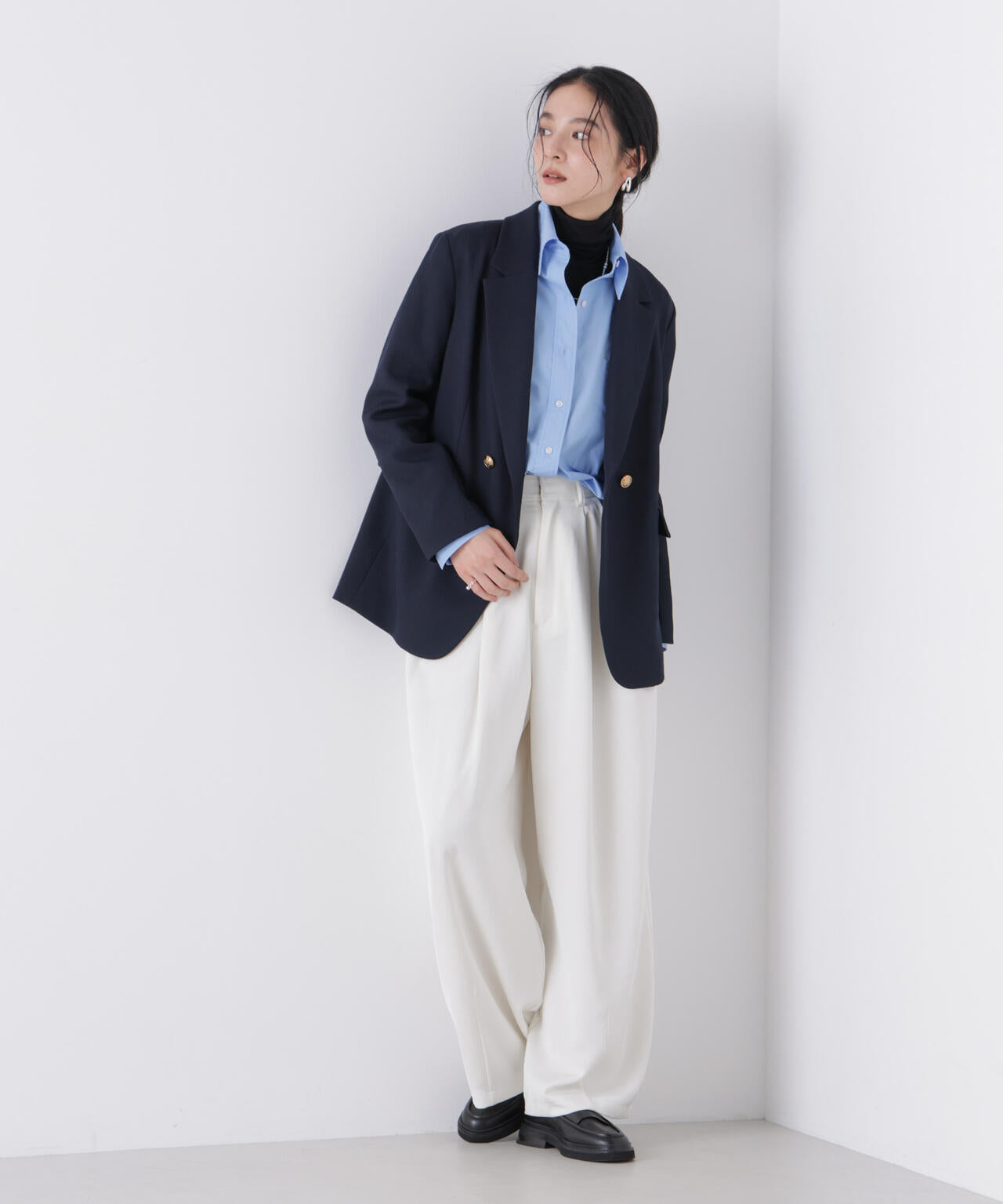 ツイーディーカルゼテーラードダブルジャケット 6696116301