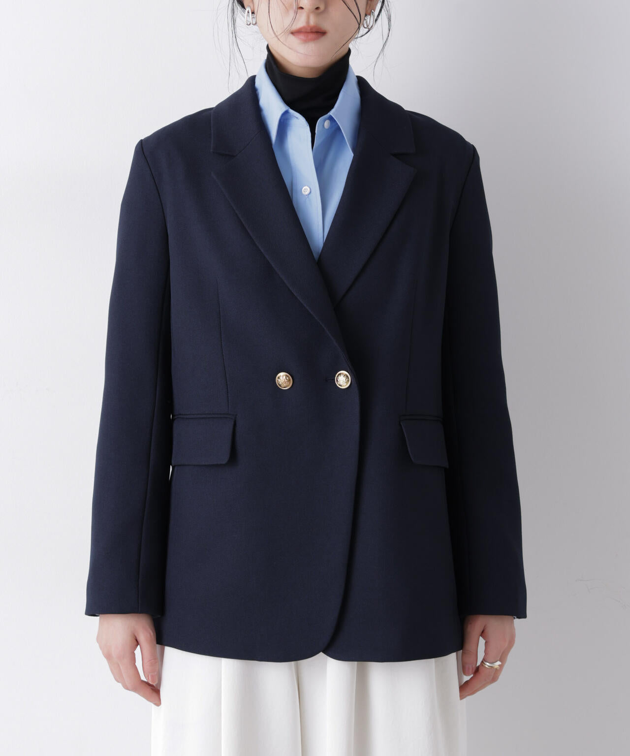 ツイーディーカルゼテーラードダブルジャケット 6696116301