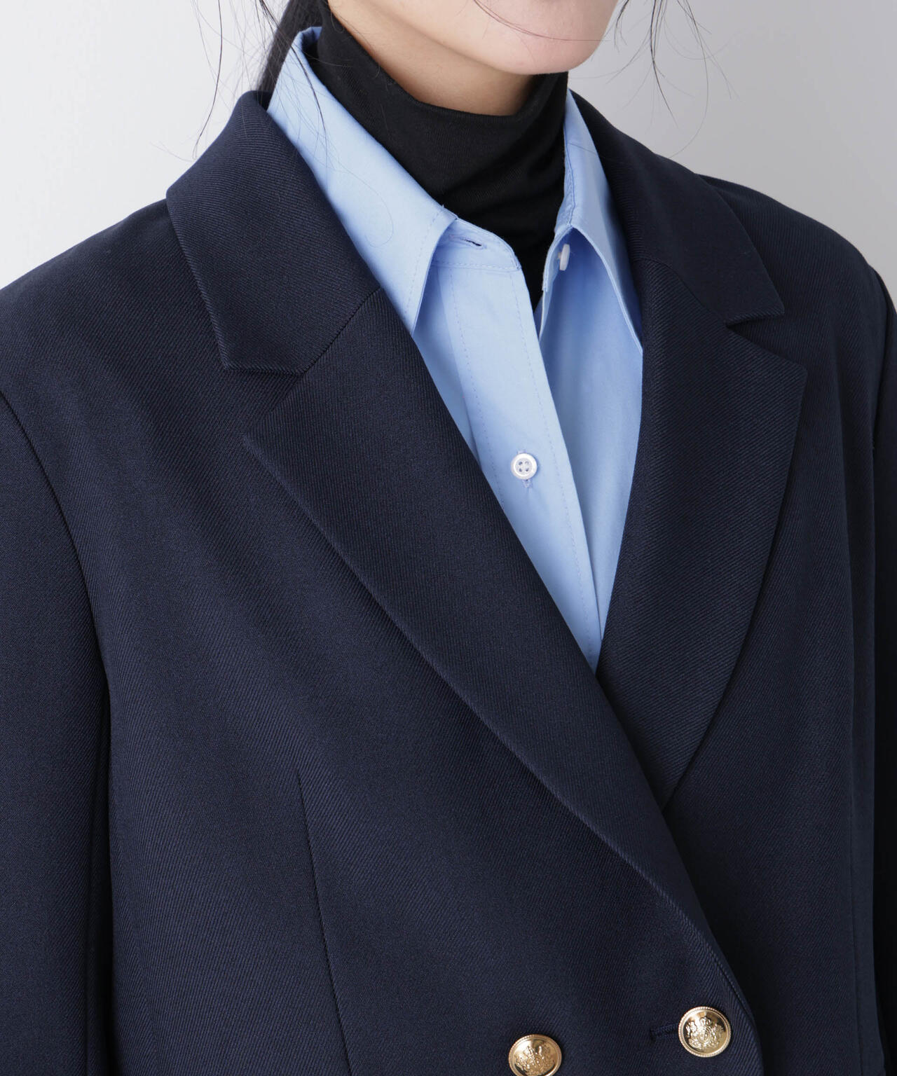 ツイーディーカルゼテーラードダブルジャケット 6696116301