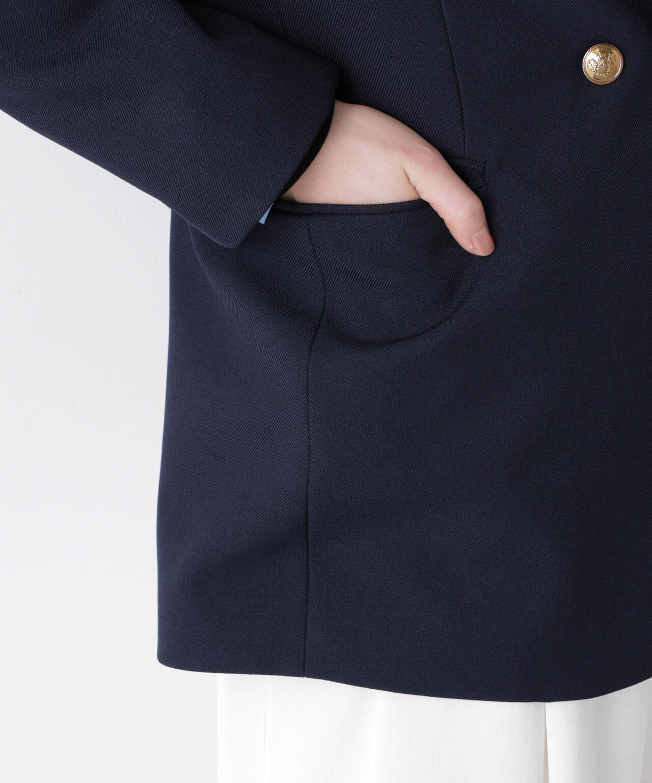 ツイーディーカルゼテーラードダブルジャケット 6696116301