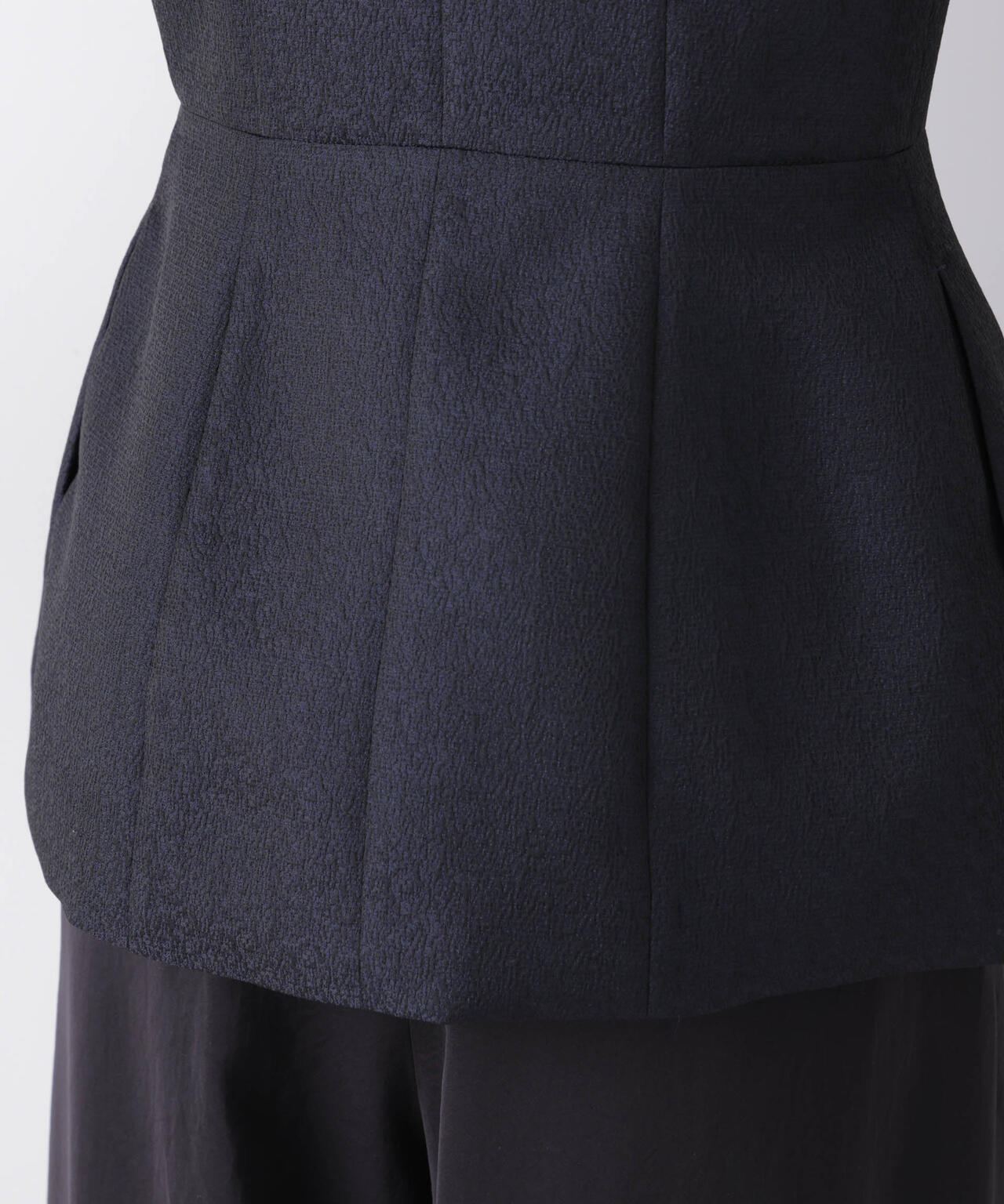 ジャガードペプラムジレ(セットアップ可) 6696116305