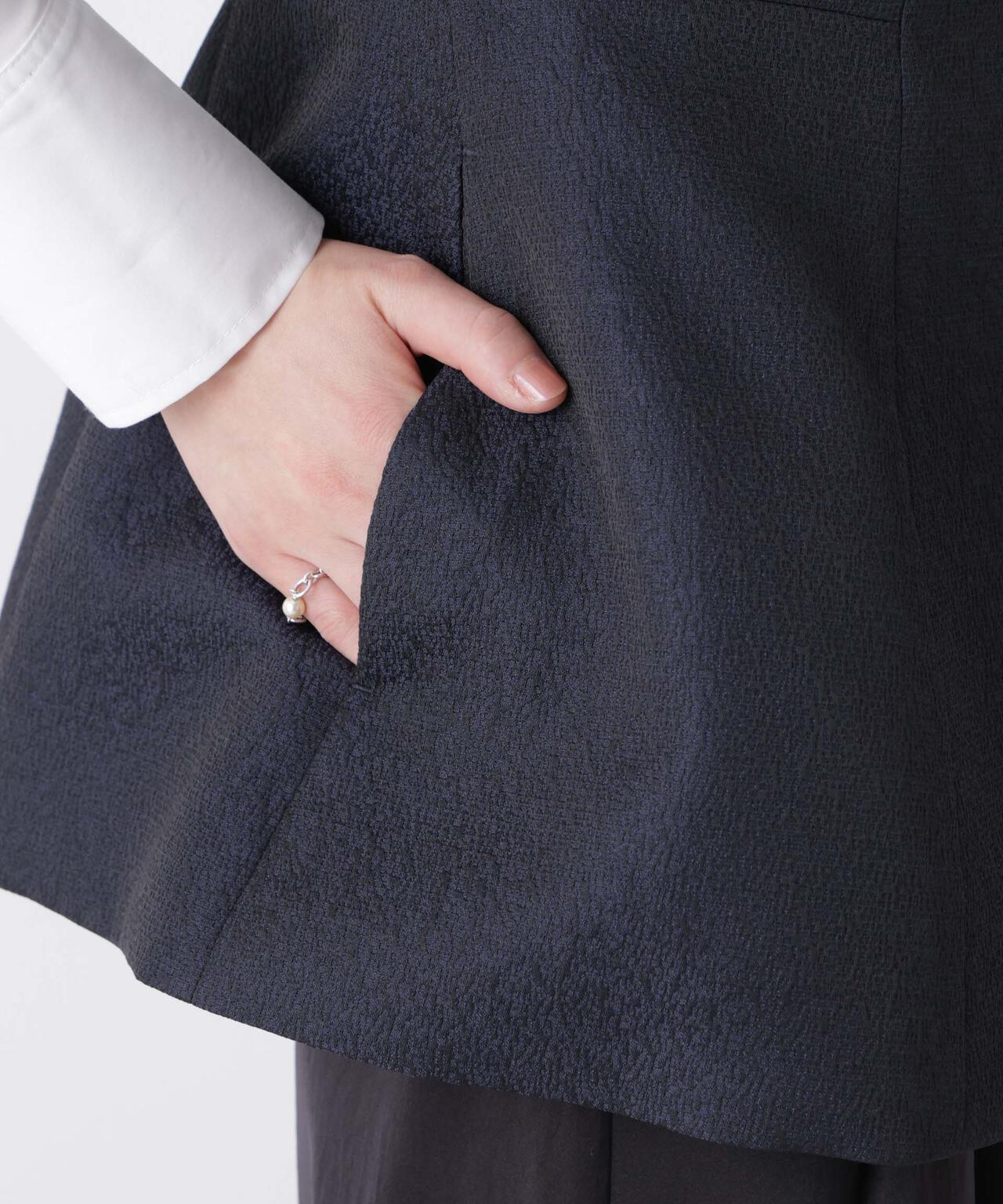 ジャガードペプラムジレ(セットアップ可) 6696116305