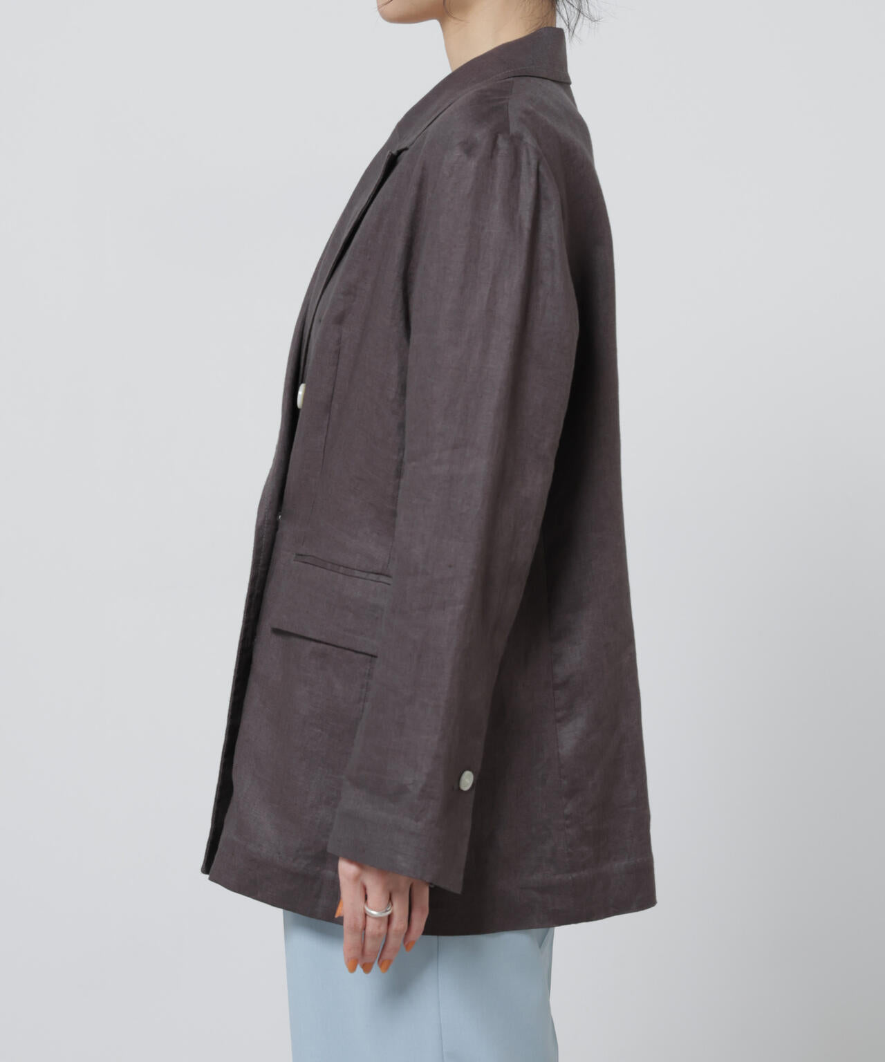 European Flax ダブル6Bジャケット(セットアップ可) 6696116307