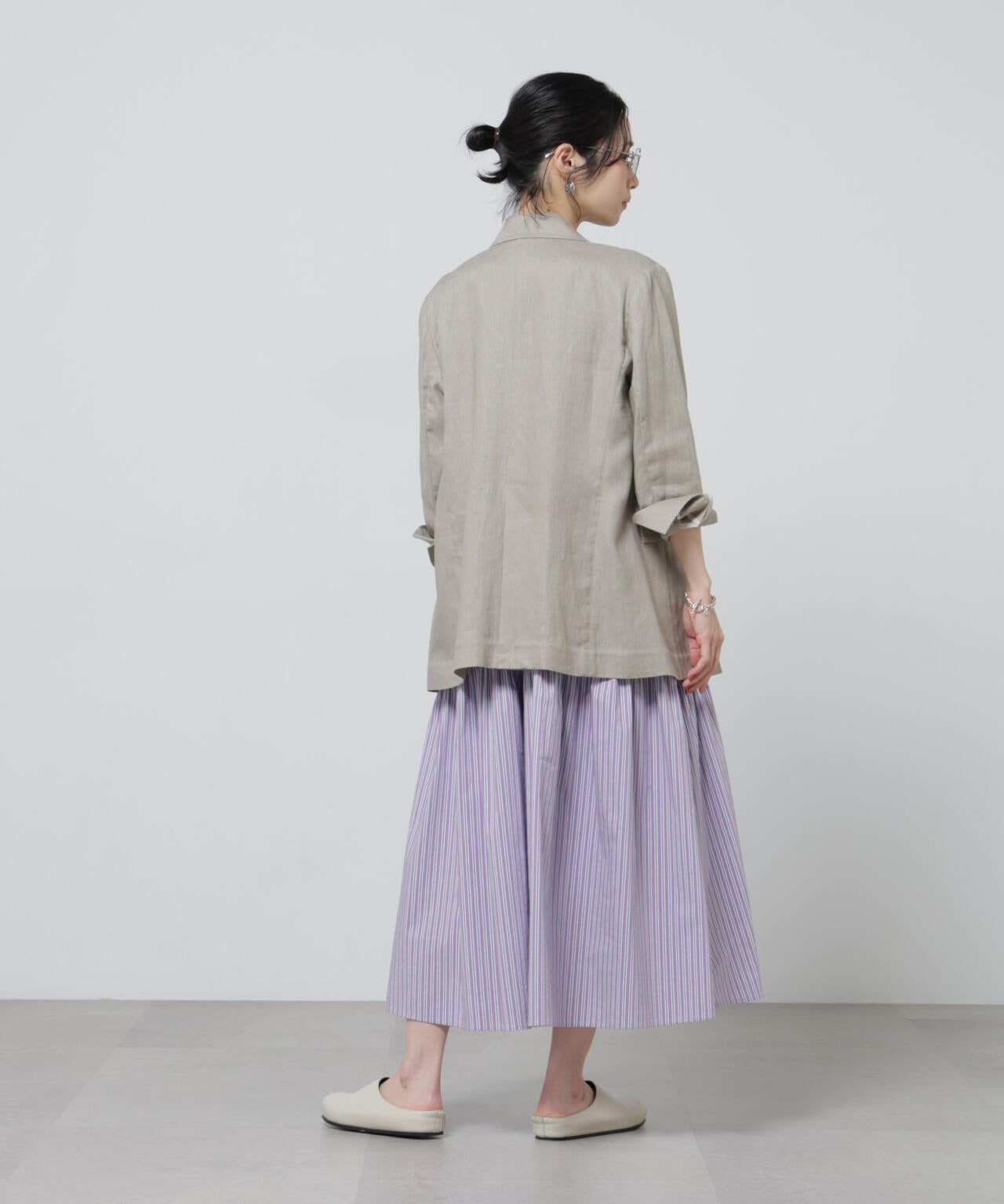 European Flax ダブル6Bジャケット(セットアップ可) 6696116307