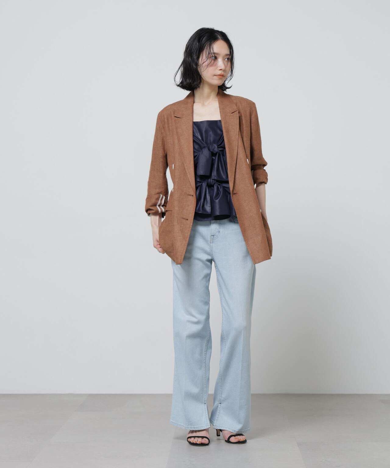 European Flax ダブル6Bジャケット(セットアップ可) 6696116307