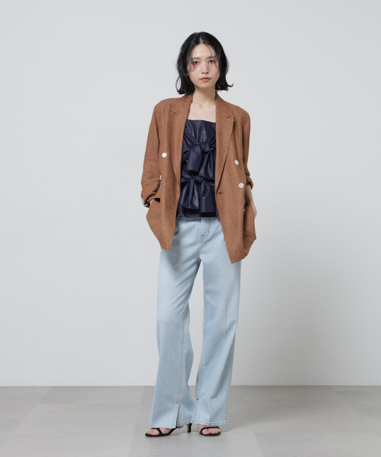 European Flax ダブル6B ジャケット ( セットアップ 可)