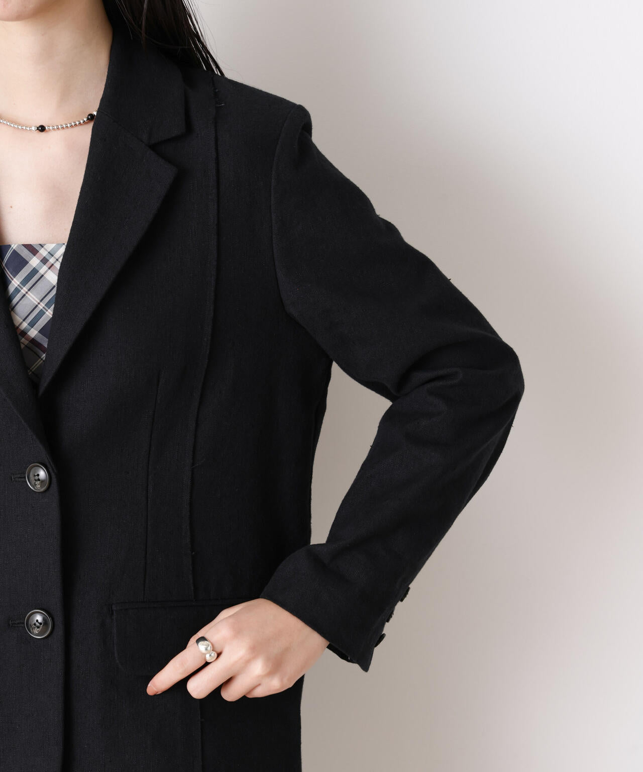 「STEVELOUR」リネンコットンジャケット 6696116312