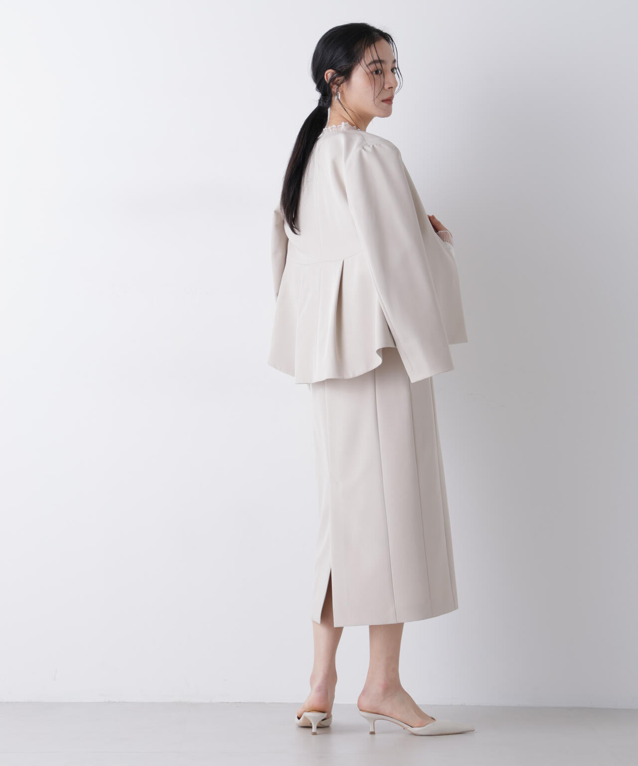 デイリーファンクション サイドベルトキーネックワンピース(セットアップ可) 6696119300