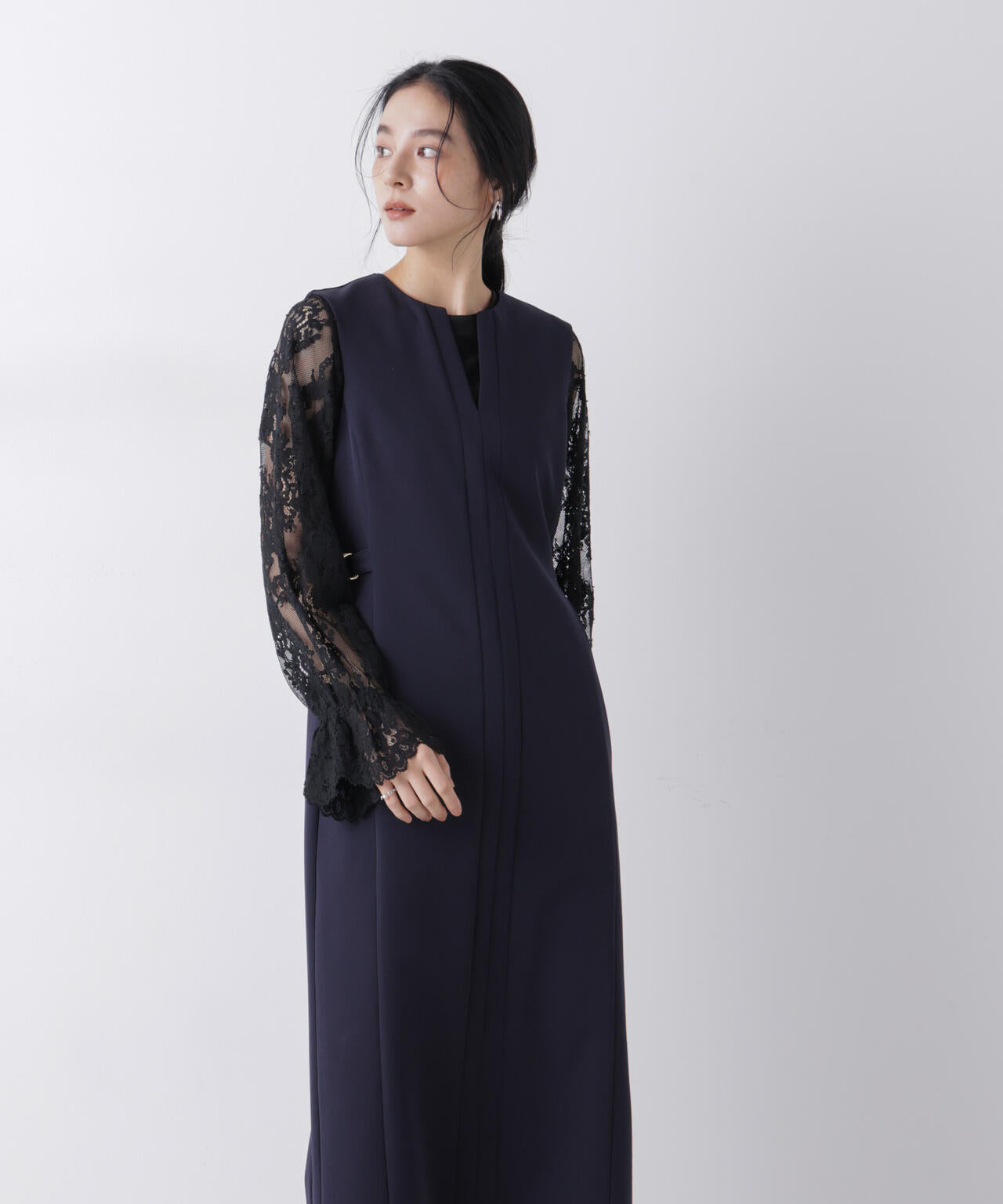 デイリーファンクション サイドベルトキーネックワンピース(セットアップ可) 6696119300